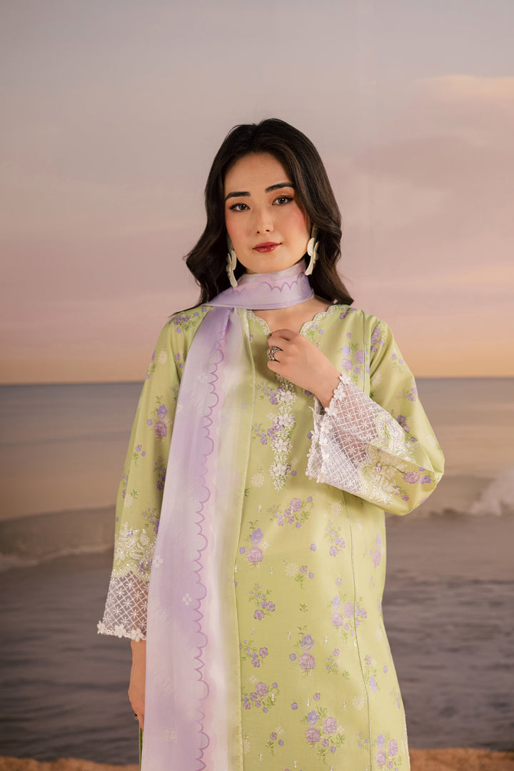  Rasp 3Pc - Printed Lawn Dress BATIKSS26  BATIK   XS / Green / Lawn-S / Green / Lawn-M / Green / Lawn-L / Green / Lawn-XL / Green / Lawn