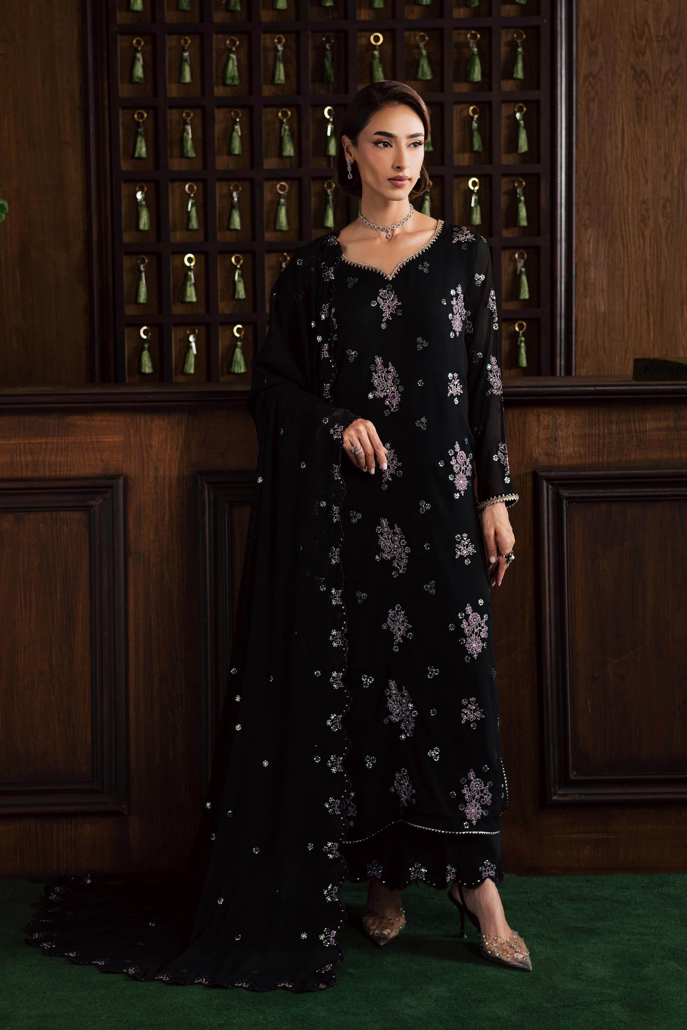  Reef 3Pc -  Festive Luxury Formal BATIKEID2026  BATIK   XS / Black / Crinkle-S / Black / Crinkle-M / Black / Crinkle-L / Black / Crinkle-XL / Black / Crinkle