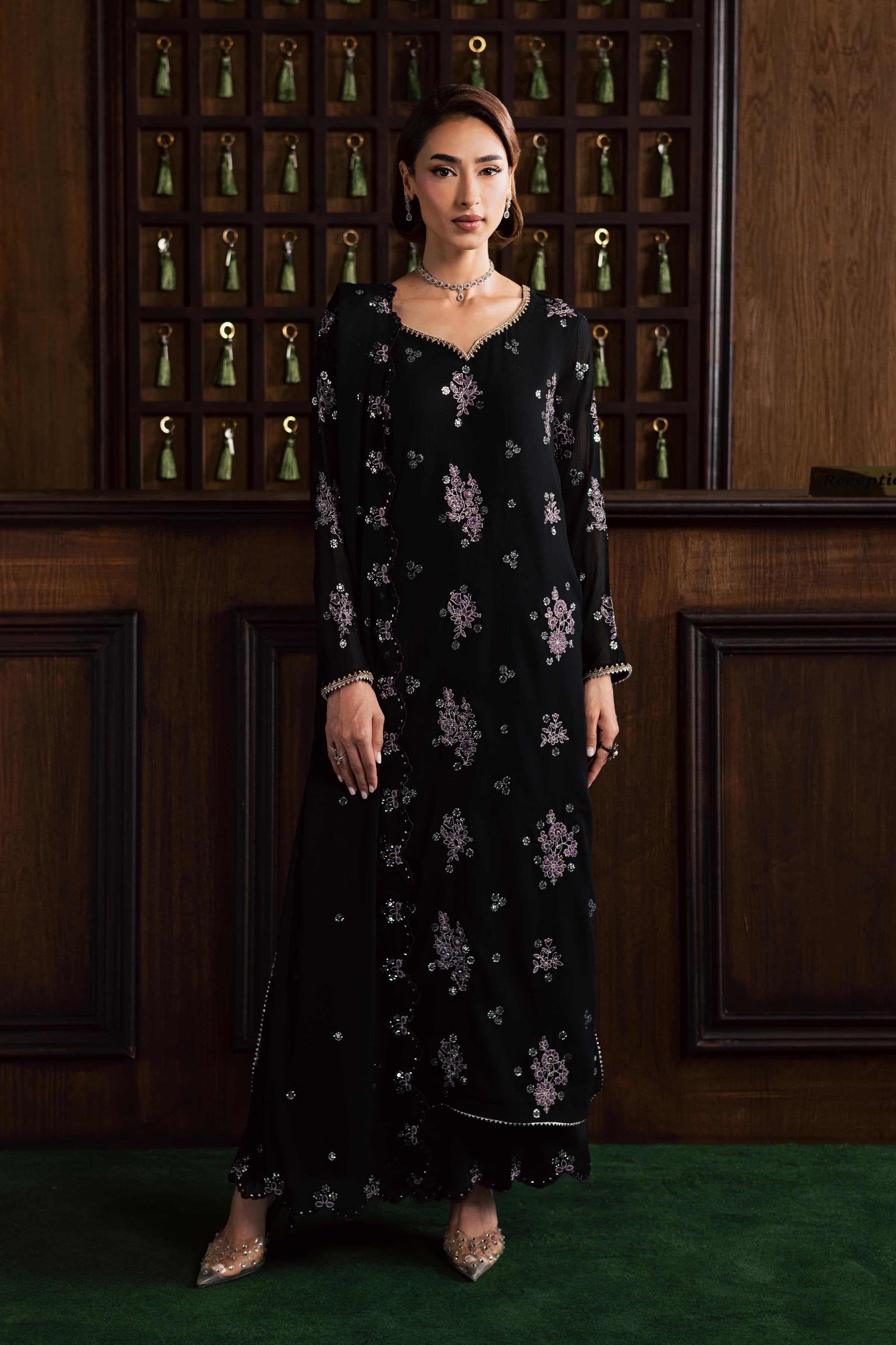  Reef 3Pc -  Festive Luxury Formal BATIKEID2026  BATIK   XS / Black / Crinkle-S / Black / Crinkle-M / Black / Crinkle-L / Black / Crinkle-XL / Black / Crinkle