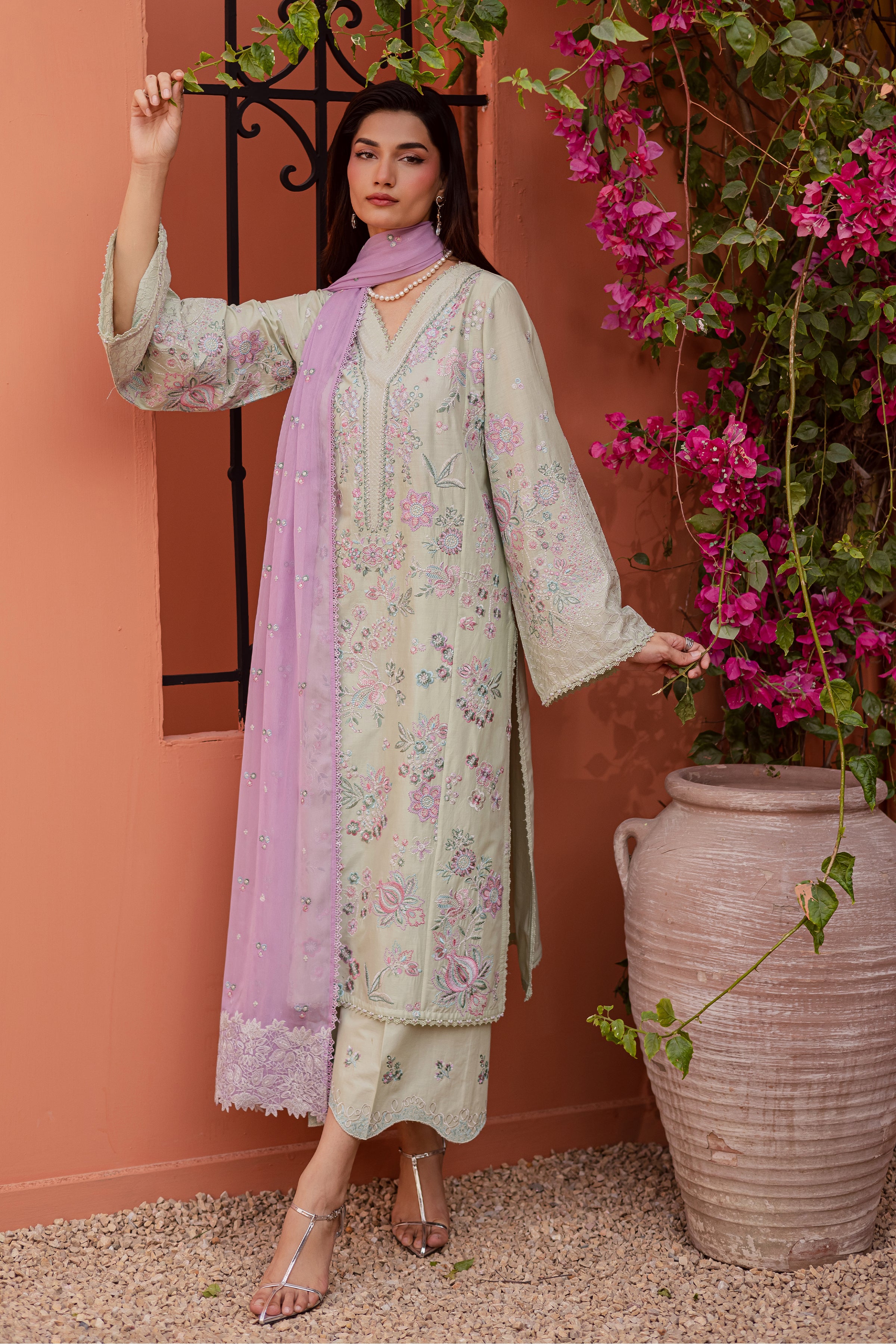  Reeya 3Pc - Festive Embroidered Lawn BATIKEID2026  BATIK   XS / Mint Green / Pima Lawn-S / Mint Green / Pima Lawn-M / Mint Green / Pima Lawn-L / Mint Green / Pima Lawn-XL / Mint Green / Pima Lawn