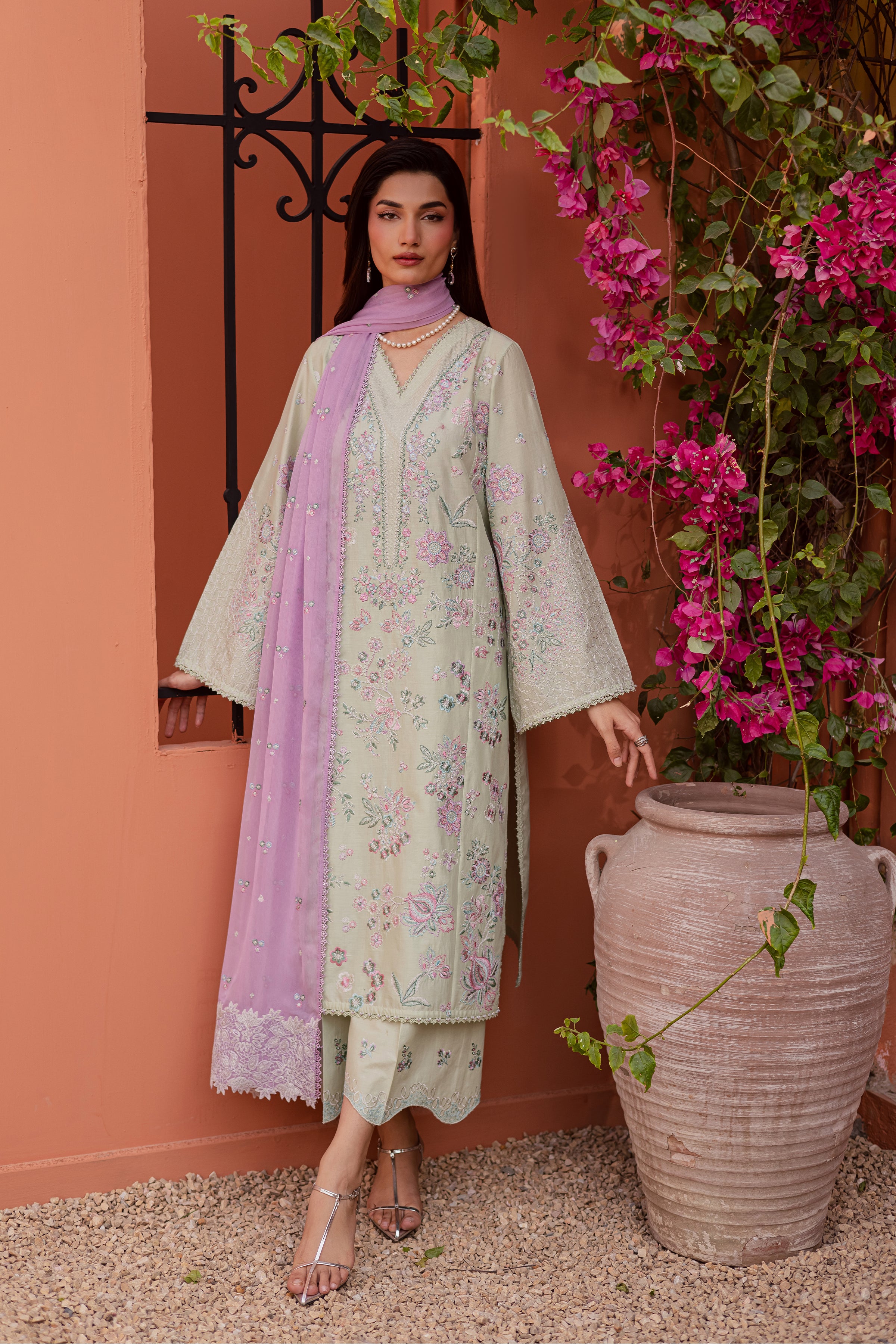  Reeya 3Pc - Festive Embroidered Lawn BATIKEID2026  BATIK   XS / Mint Green / Pima Lawn-S / Mint Green / Pima Lawn-M / Mint Green / Pima Lawn-L / Mint Green / Pima Lawn-XL / Mint Green / Pima Lawn
