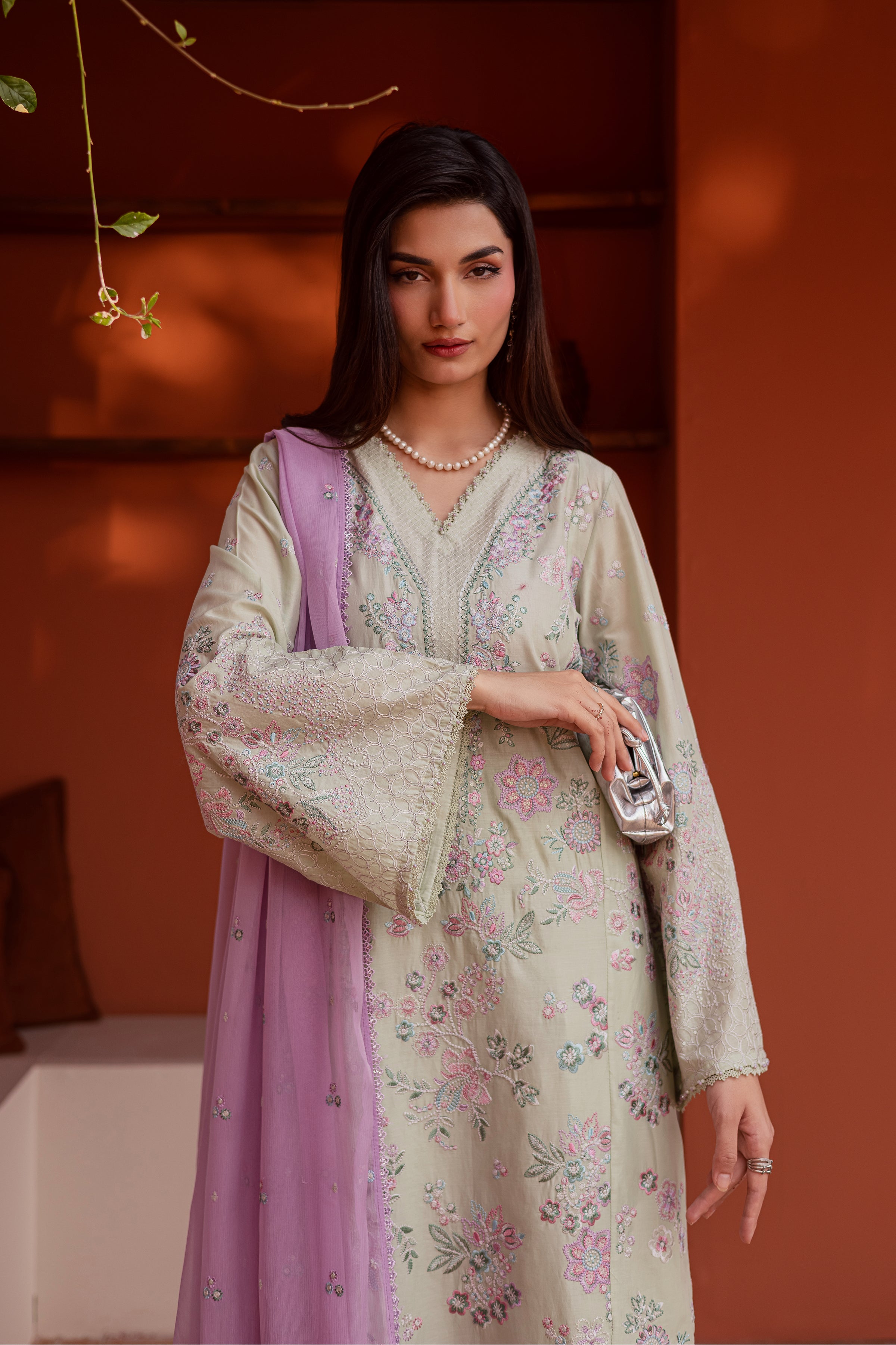  Reeya 3Pc - Festive Embroidered Lawn BATIKEID2026  BATIK   XS / Mint Green / Pima Lawn-S / Mint Green / Pima Lawn-M / Mint Green / Pima Lawn-L / Mint Green / Pima Lawn-XL / Mint Green / Pima Lawn