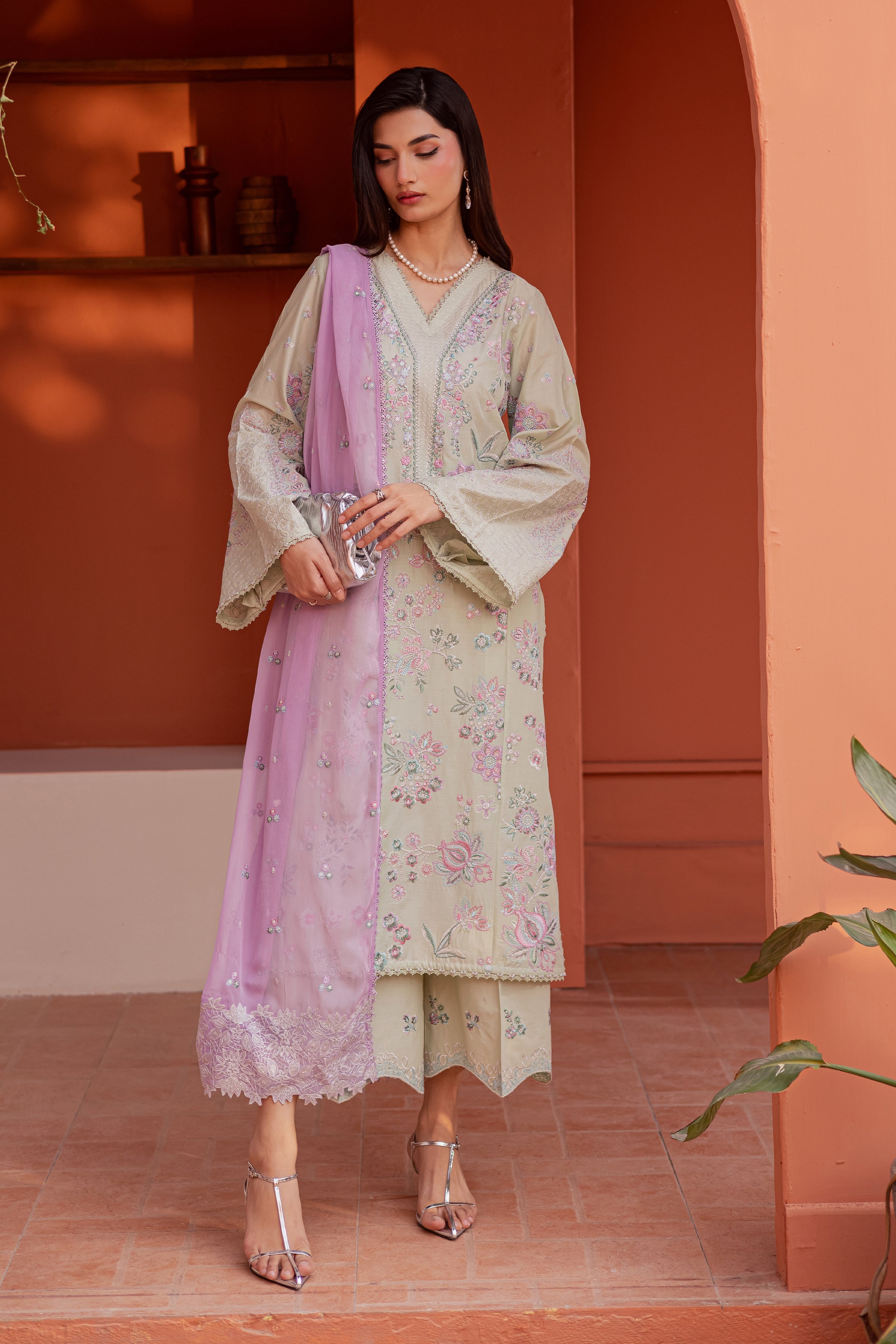  Reeya 3Pc - Festive Embroidered Lawn BATIKEID2026  BATIK   XS / Mint Green / Pima Lawn-S / Mint Green / Pima Lawn-M / Mint Green / Pima Lawn-L / Mint Green / Pima Lawn-XL / Mint Green / Pima Lawn