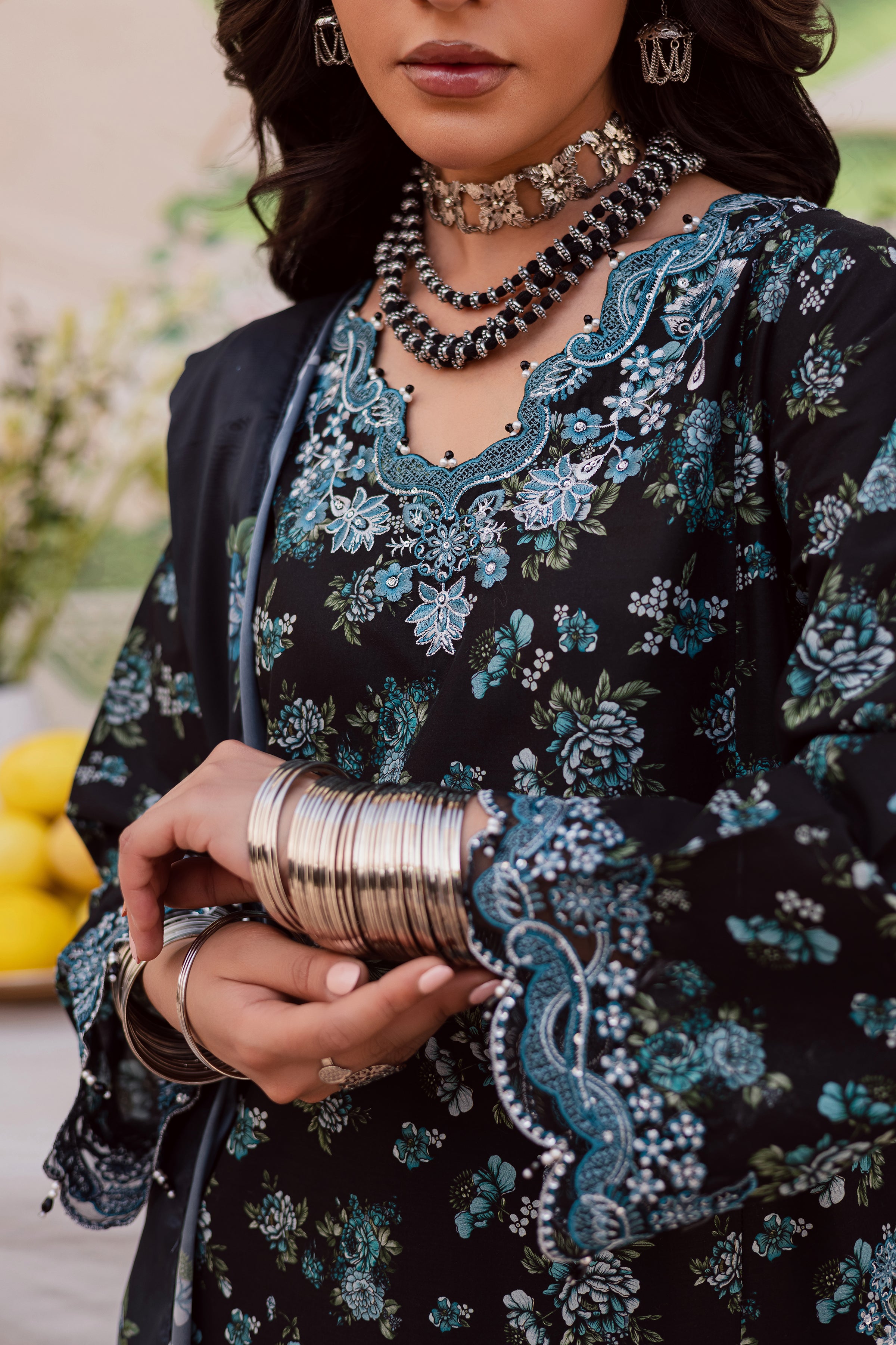  Reezay 3Pc - Festive Eid Prints BATIKEID2026  BATIK   XS / Black / Lawn-S / Black / Lawn-M / Black / Lawn-L / Black / Lawn-XL / Black / Lawn