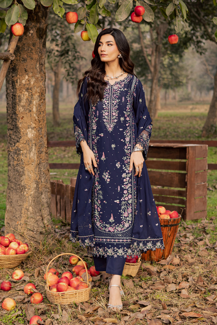  Rehaab 3Pc - Festive Embroidered Lawn BATIKEID2026  BATIK   XS / Midnight Blue / Pima Lawn-S / Midnight Blue / Pima Lawn-M / Midnight Blue / Pima Lawn-L / Midnight Blue / Pima Lawn-XL / Midnight Blue / Pima Lawn