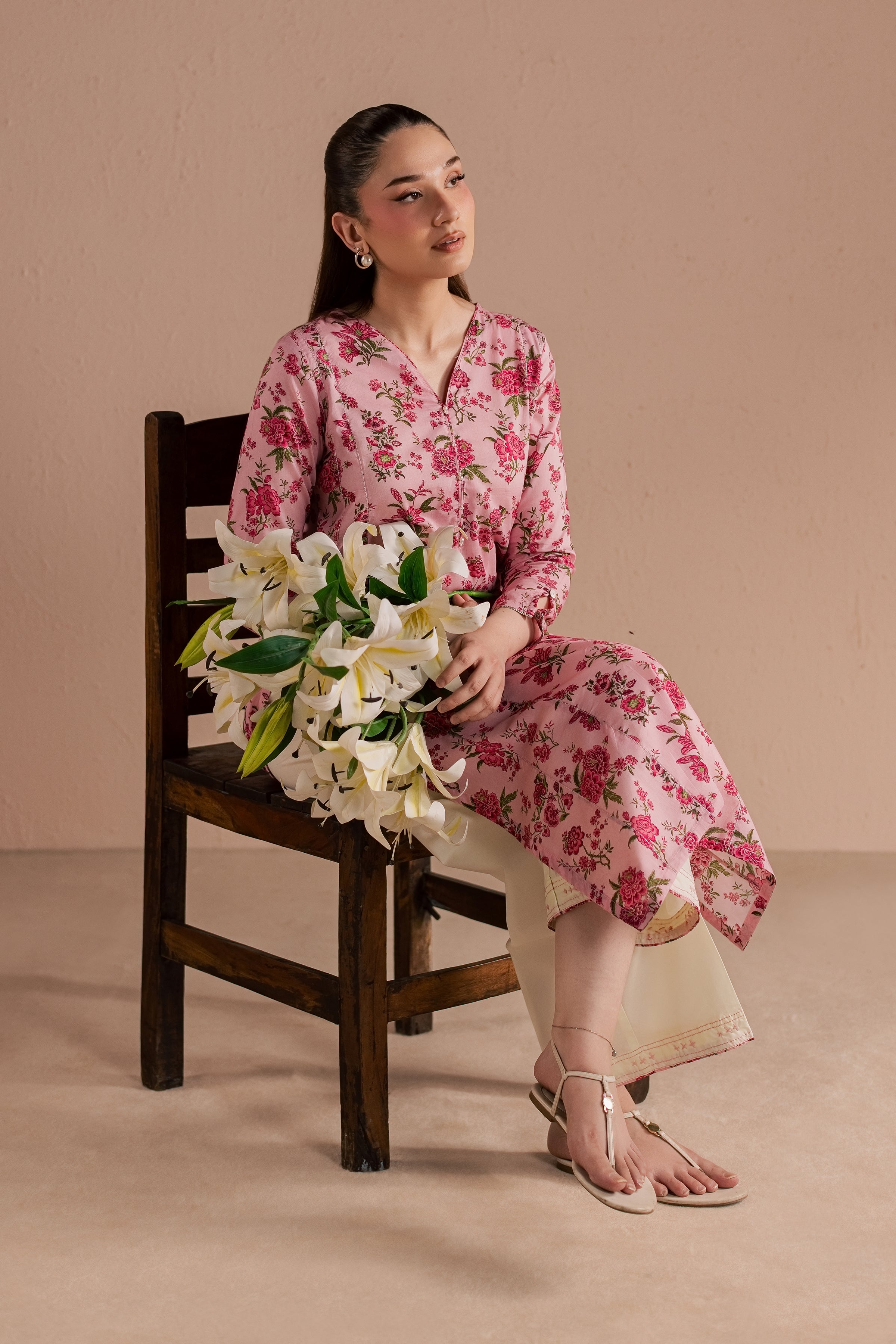  Rein 2Pc - Printed Lawn Dress BATIKSS26  BATIK   XS / Pink / Lawn-S / Pink / Lawn-M / Pink / Lawn-L / Pink / Lawn-XL / Pink / Lawn