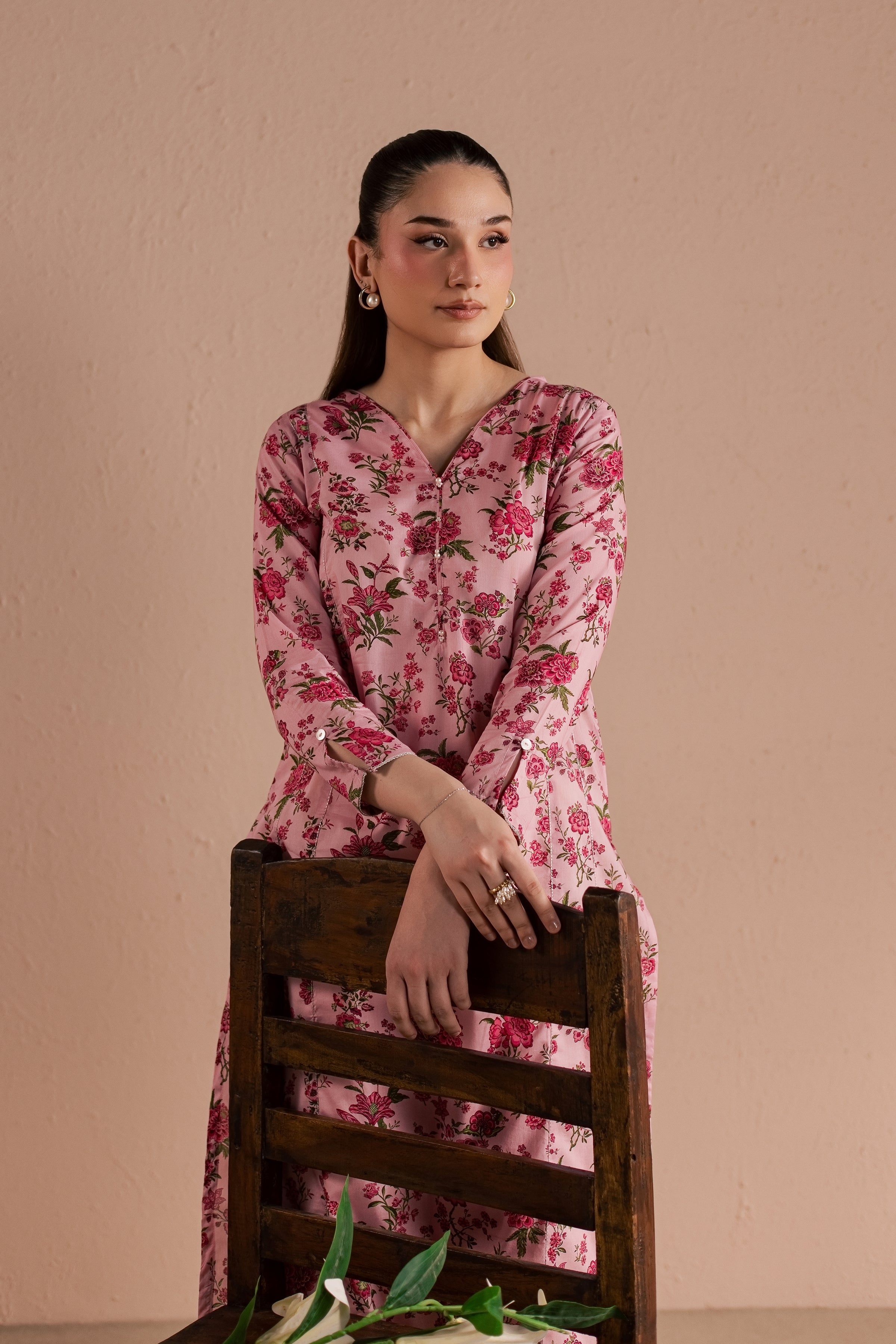  Rein 2Pc - Printed Lawn Dress BATIKSS26  BATIK   XS / Pink / Lawn-S / Pink / Lawn-M / Pink / Lawn-L / Pink / Lawn-XL / Pink / Lawn