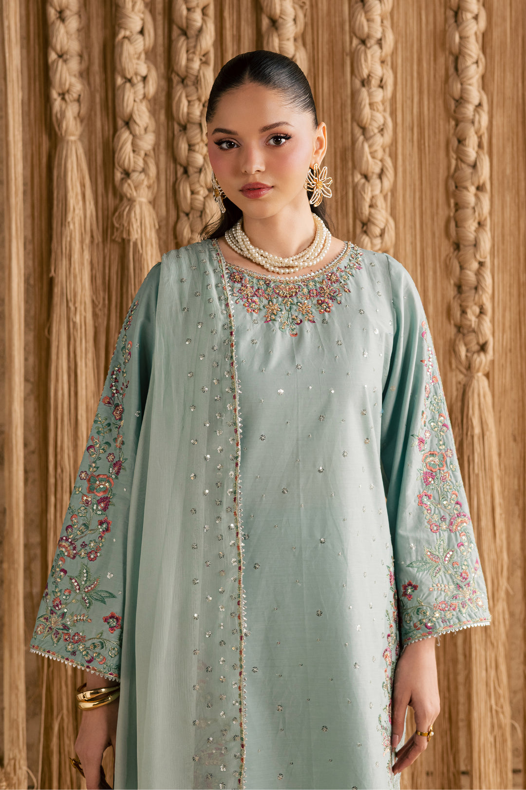  Rome Sky 3Pc - Festive Eid Pret BATIKEID2026  BATIK   XS / Ice Blue / Giza-S / Ice Blue / Giza-M / Ice Blue / Giza-L / Ice Blue / Giza-XL / Ice Blue / Giza