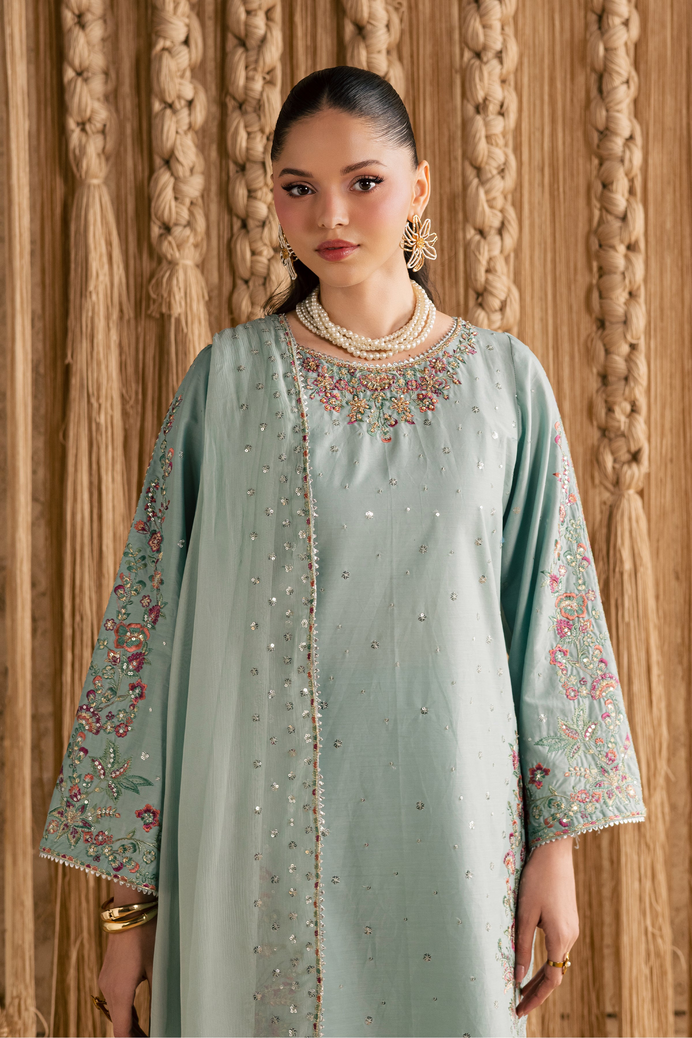  Rome Sky 3Pc - Festive Eid Pret BATIKEID2026  BATIK   XS / Ice Blue / Giza-S / Ice Blue / Giza-M / Ice Blue / Giza-L / Ice Blue / Giza-XL / Ice Blue / Giza