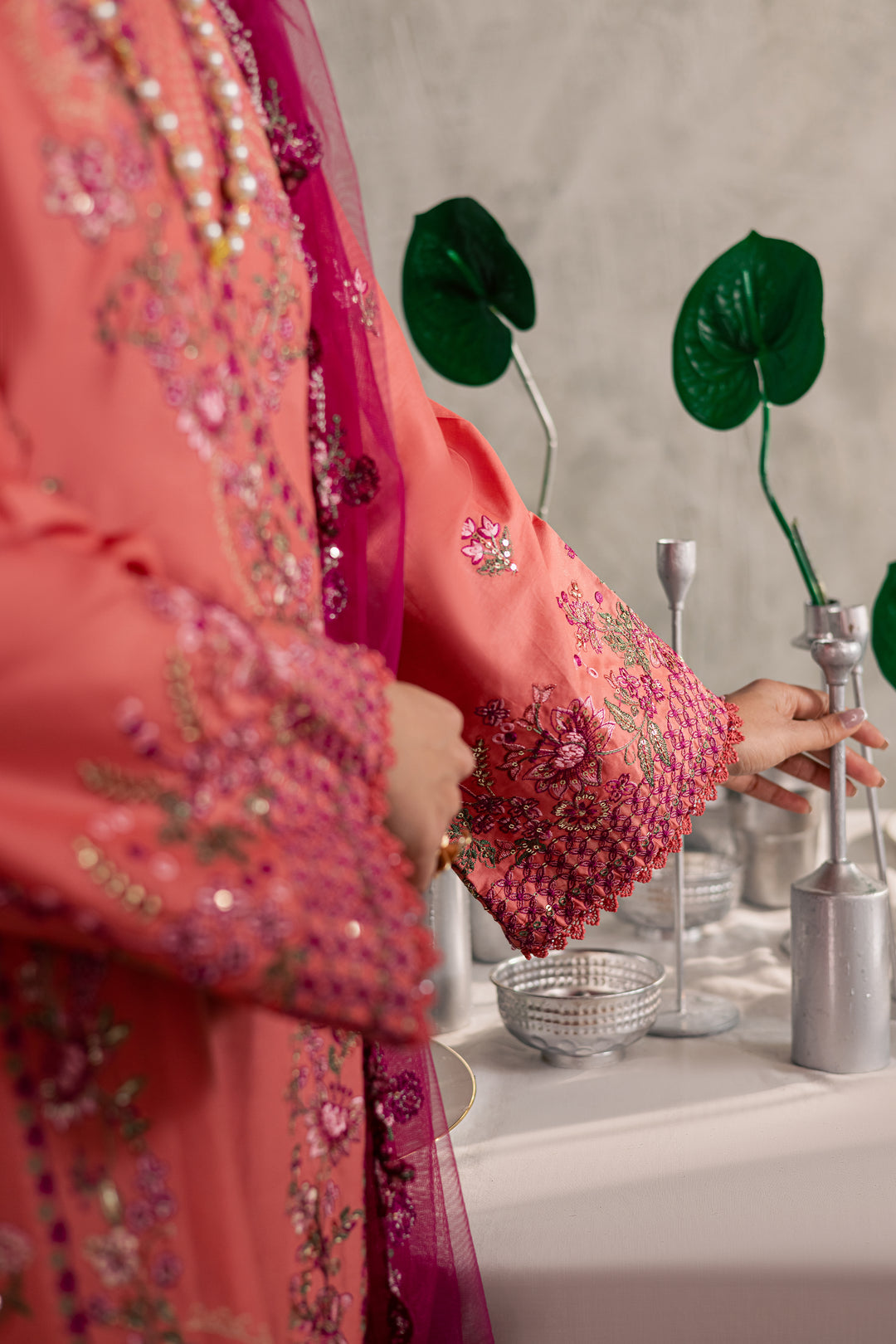  Rust Nazneen 3Pc - Festive Embroidered Lawn BATIKEID2026  BATIK   XS / Mineral Red / Pima Lawn-S / Mineral Red / Pima Lawn-M / Mineral Red / Pima Lawn-L / Mineral Red / Pima Lawn-XL / Mineral Red / Pima Lawn