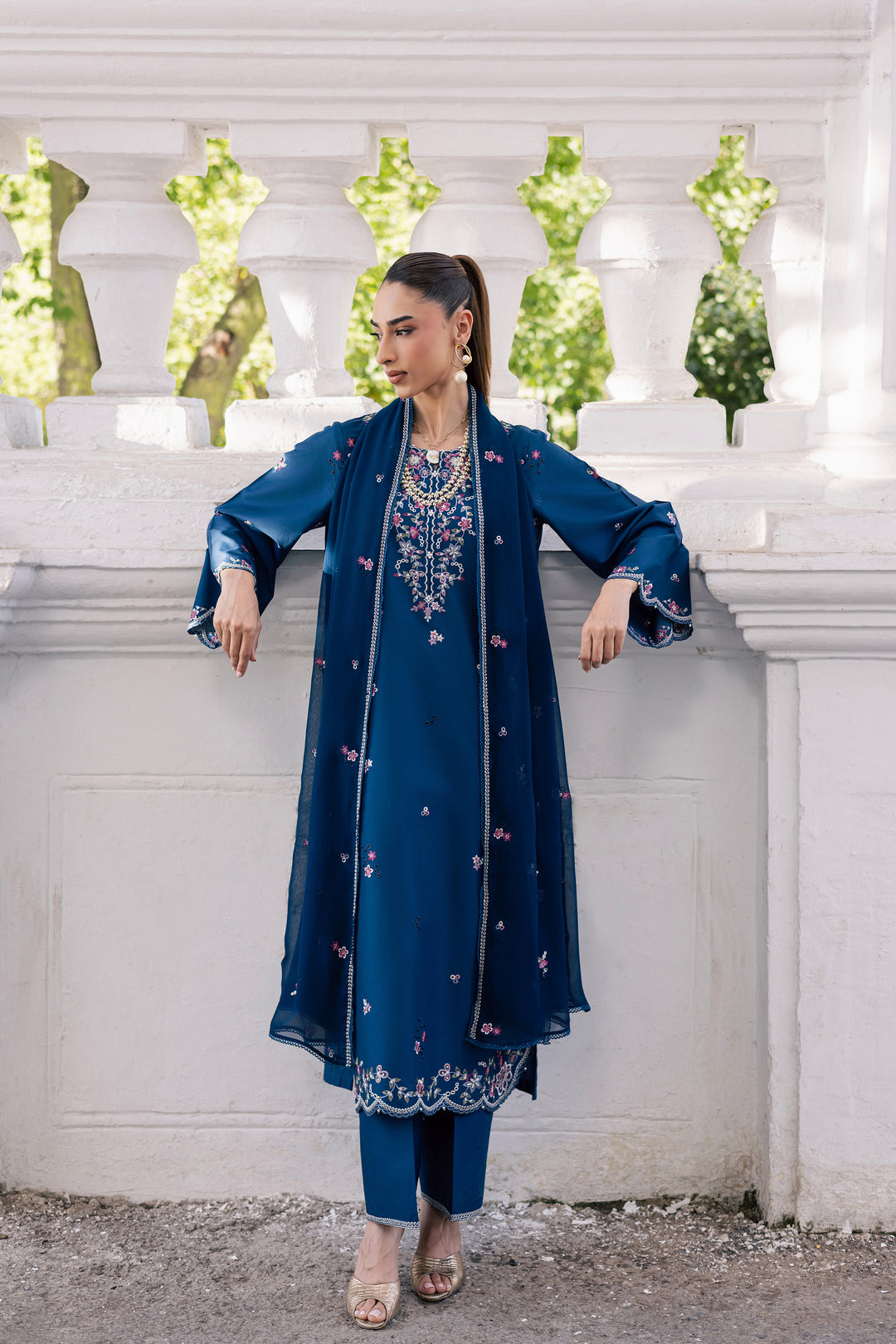  Sabeha 3Pc - Festive Embroidered Lawn BATIKSS26  BATIK   XS / Ocean Blue / Pima Lawn-S / Ocean Blue / Pima Lawn-M / Ocean Blue / Pima Lawn-L / Ocean Blue / Pima Lawn-XL / Ocean Blue / Pima Lawn