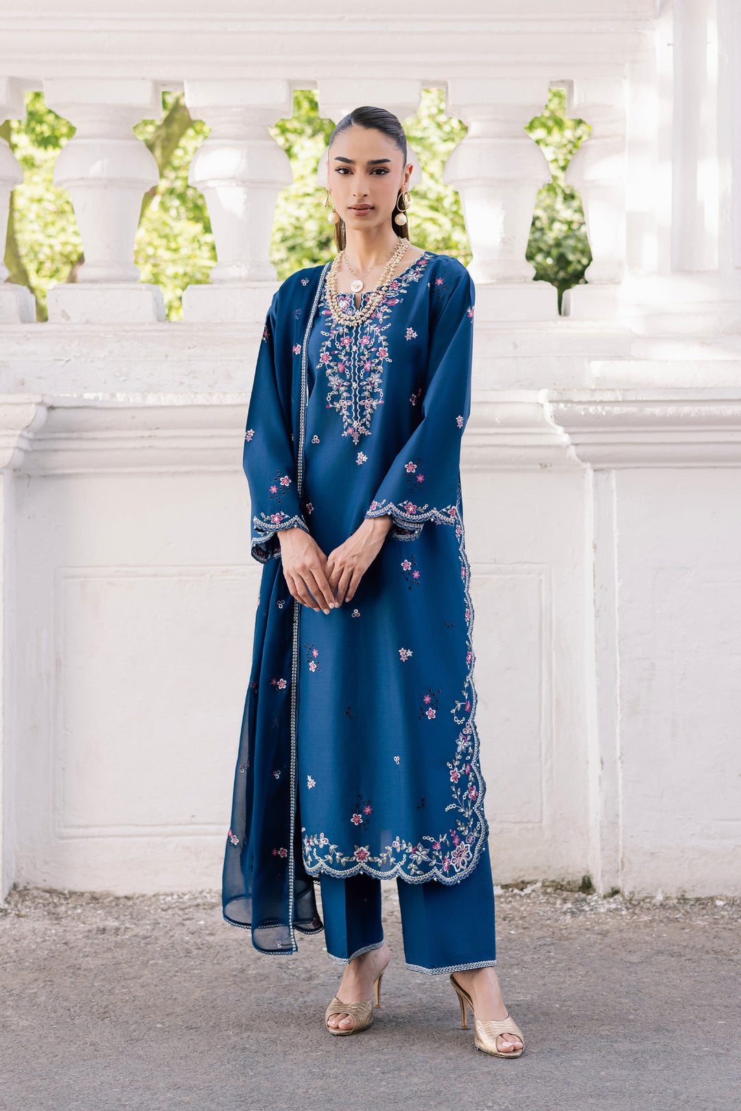  Sabeha 3Pc - Festive Embroidered Lawn BATIKSS26  BATIK   XS / Ocean Blue / Pima Lawn-S / Ocean Blue / Pima Lawn-M / Ocean Blue / Pima Lawn-L / Ocean Blue / Pima Lawn-XL / Ocean Blue / Pima Lawn