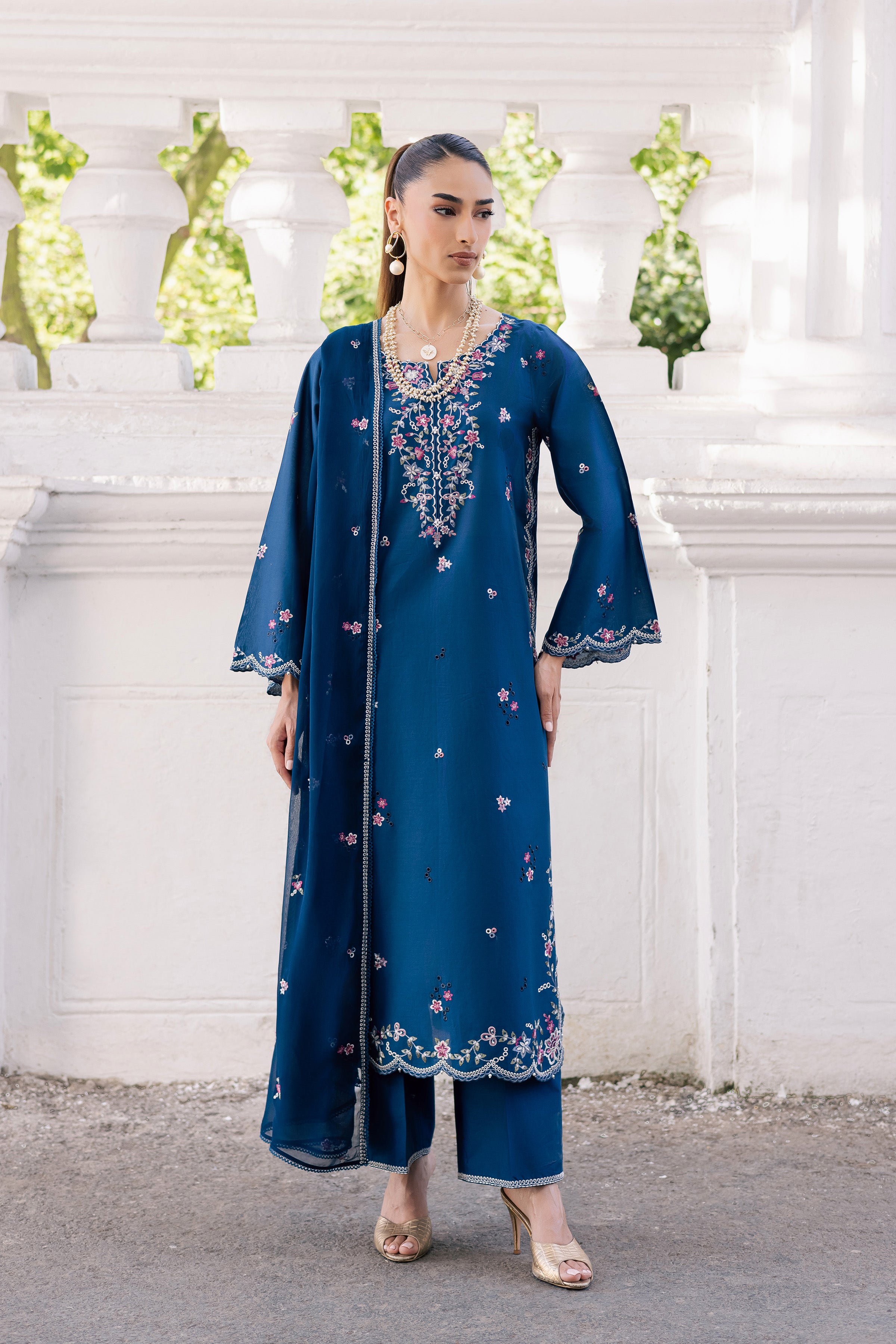  Sabeha 3Pc - Festive Embroidered Lawn BATIKSS26  BATIK   XS / Ocean Blue / Pima Lawn-S / Ocean Blue / Pima Lawn-M / Ocean Blue / Pima Lawn-L / Ocean Blue / Pima Lawn-XL / Ocean Blue / Pima Lawn