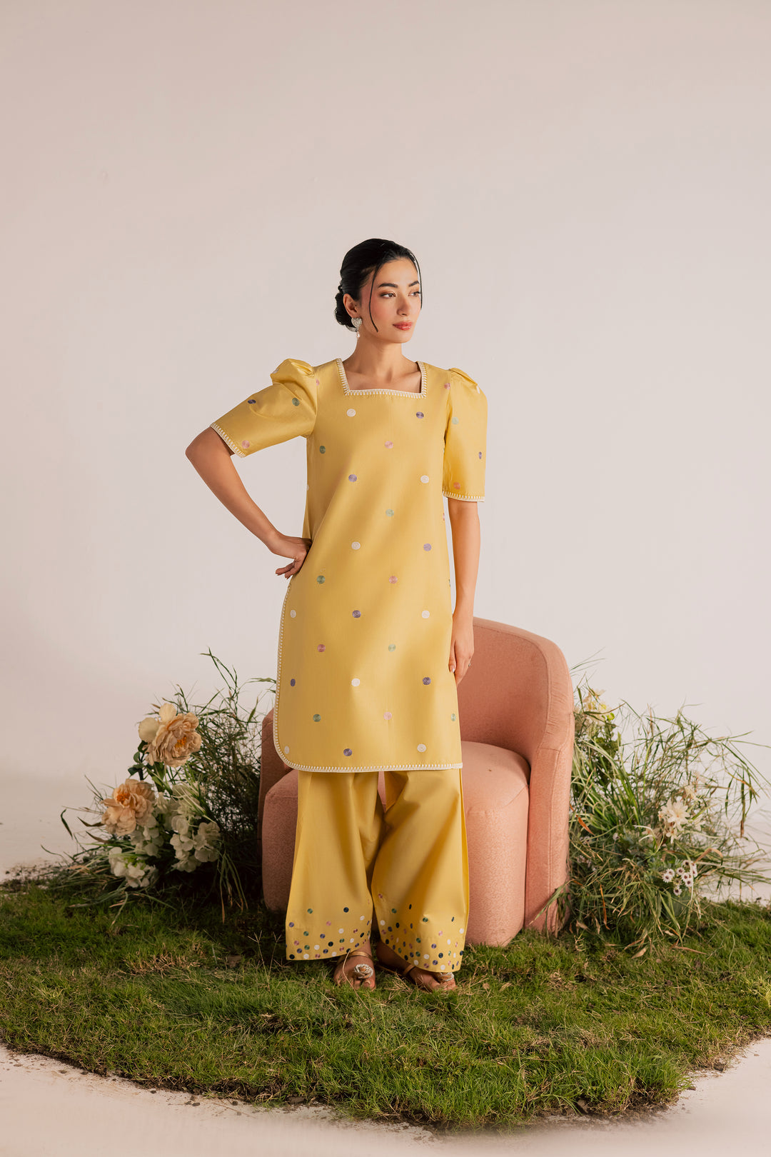  Sabz 2Pc - Embroidered Lawn Dress EverydayEdit26  BATIK   XS / Bee Yellow / Pima Lawn-S / Bee Yellow / Pima Lawn-M / Bee Yellow / Pima Lawn-L / Bee Yellow / Pima Lawn-XL / Bee Yellow / Pima Lawn