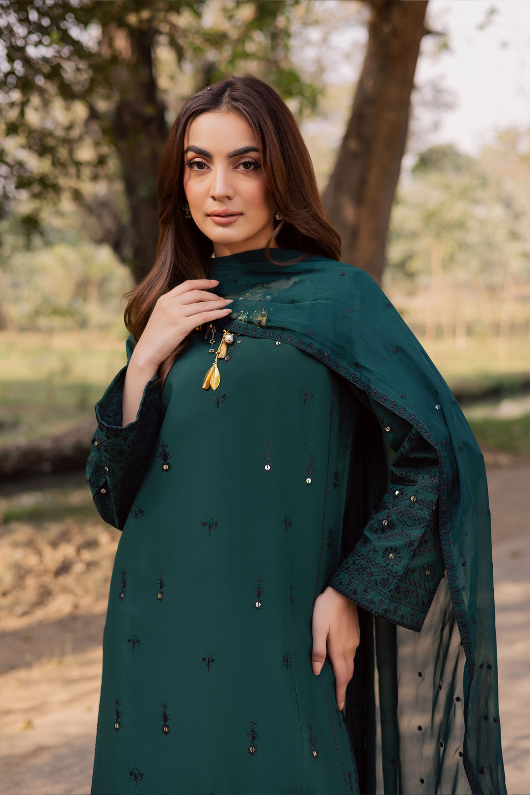  Sabz Meeraki 3Pc - Embroidered Khaddar Dress BATIK WINTER PRET 2025  BATIK   XS / Ocean Green / Khaddar-S / Ocean Green / Khaddar-M / Ocean Green / Khaddar-L / Ocean Green / Khaddar-XL / Ocean Green / Khaddar