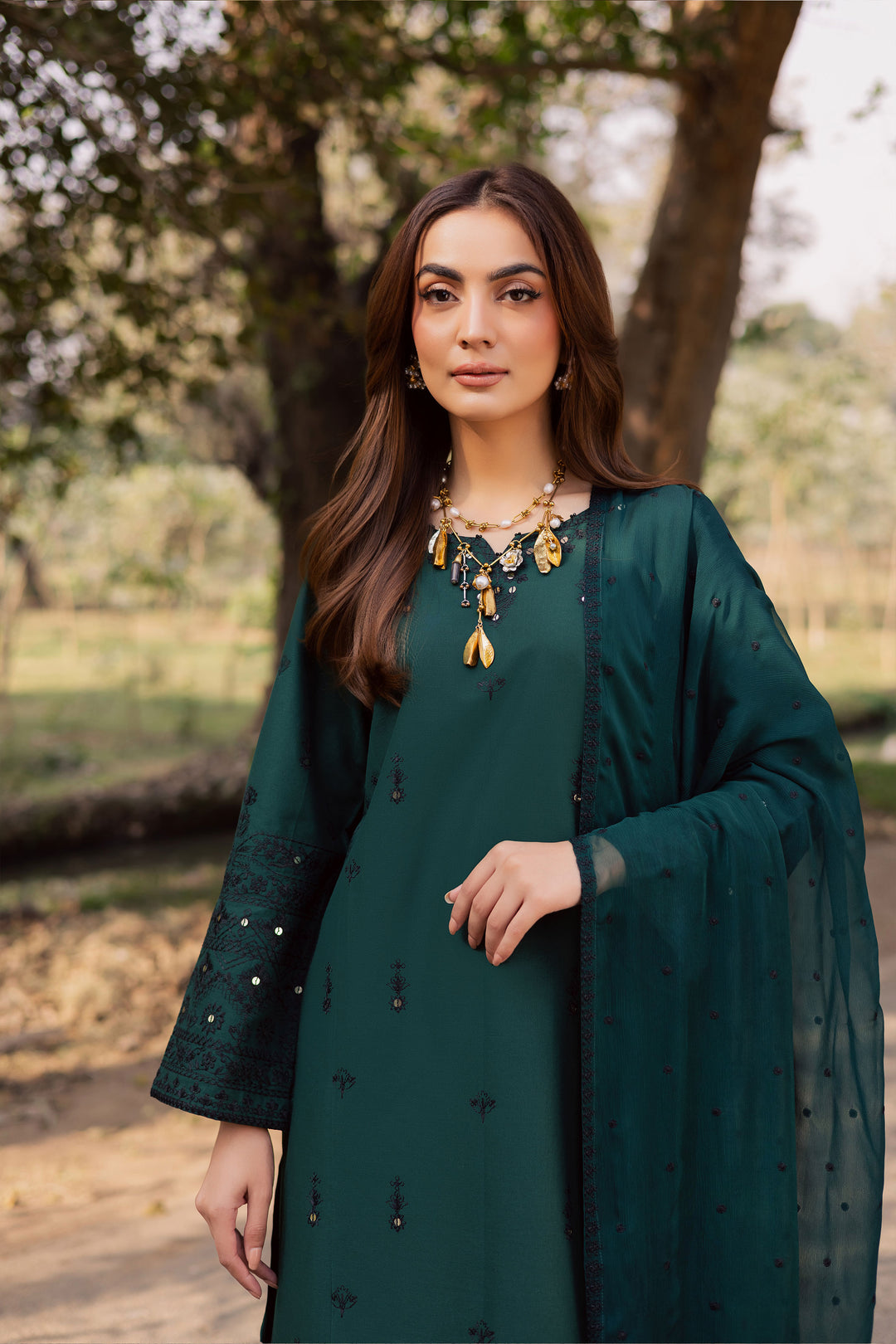  Sabz Meeraki 3Pc - Embroidered Khaddar Dress BATIK WINTER PRET 2025  BATIK   XS / Ocean Green / Khaddar-S / Ocean Green / Khaddar-M / Ocean Green / Khaddar-L / Ocean Green / Khaddar-XL / Ocean Green / Khaddar