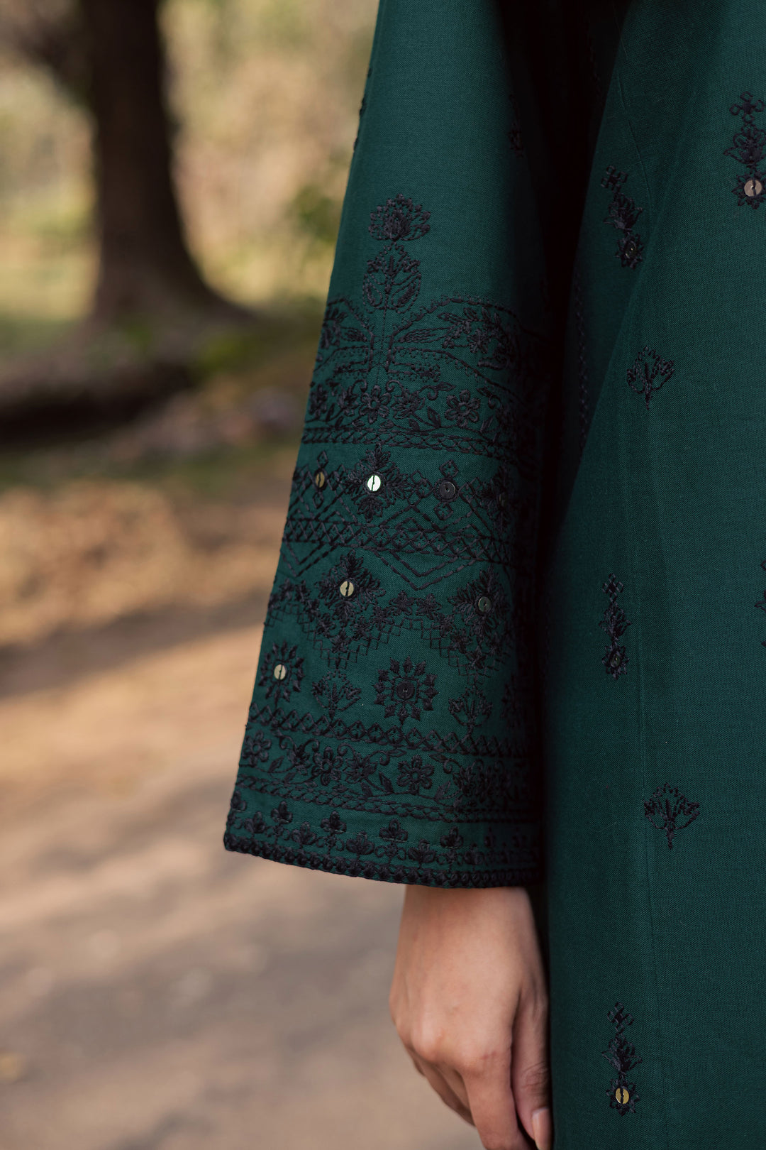  Sabz Meeraki 3Pc - Embroidered Khaddar Dress BATIK WINTER PRET 2025  BATIK   XS / Ocean Green / Khaddar-S / Ocean Green / Khaddar-M / Ocean Green / Khaddar-L / Ocean Green / Khaddar-XL / Ocean Green / Khaddar