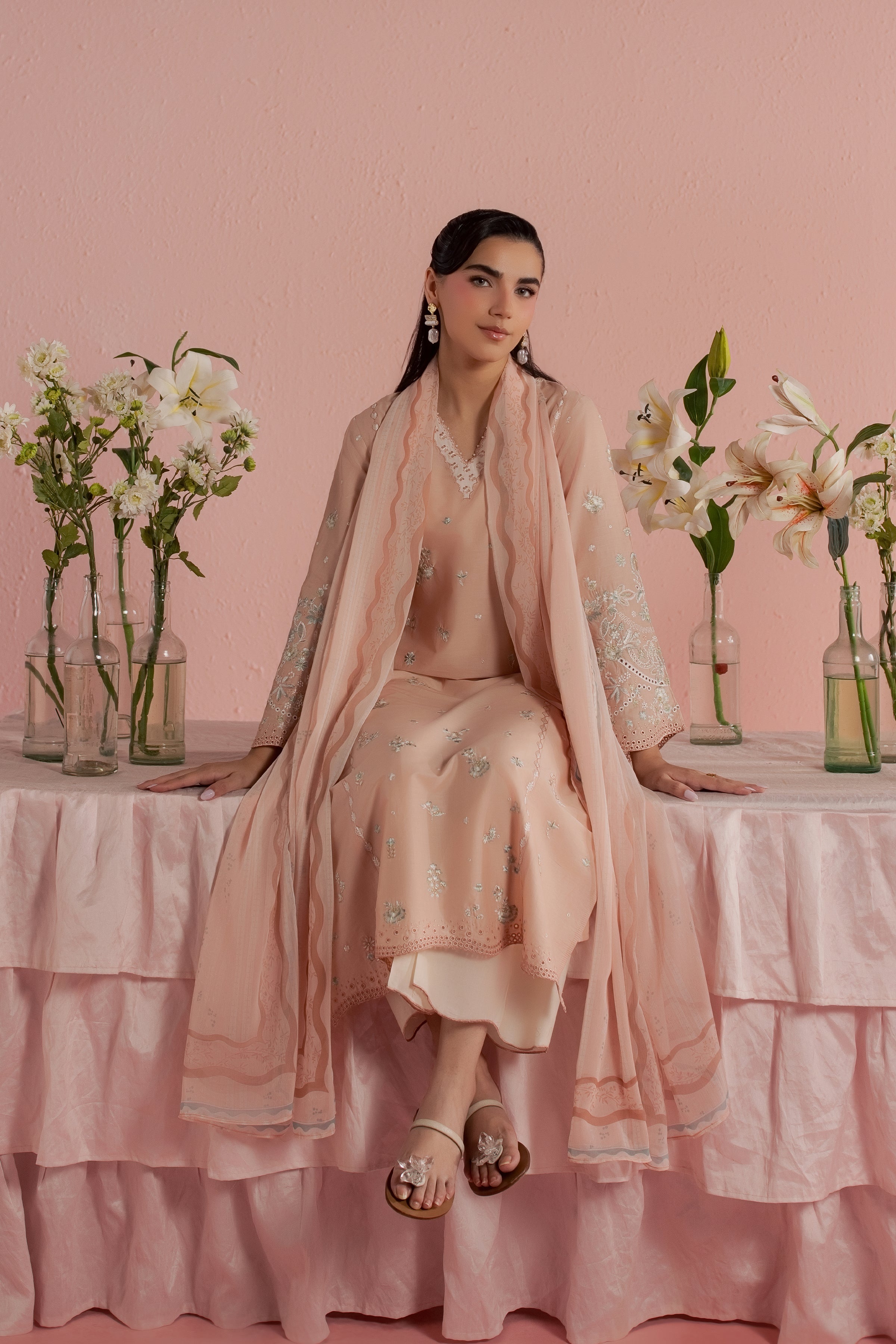  Saha 3Pc - Embroidered Lawn Dress BATIKSS26  BATIK   XS / Cameo Rose / Pima Lawn-S / Cameo Rose / Pima Lawn-M / Cameo Rose / Pima Lawn-L / Cameo Rose / Pima Lawn-XL / Cameo Rose / Pima Lawn