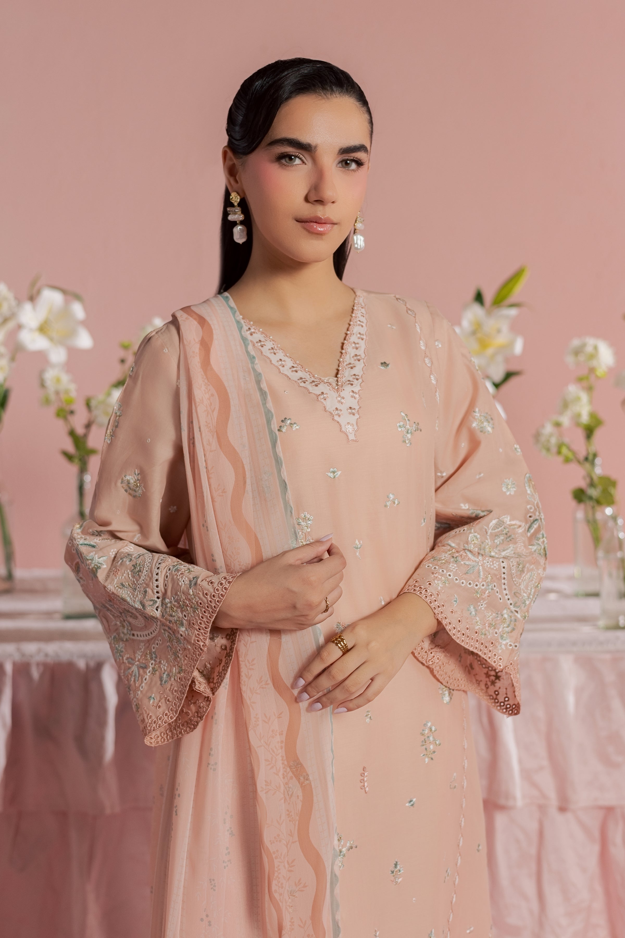  Saha 3Pc - Embroidered Lawn Dress BATIKSS26  BATIK   XS / Cameo Rose / Pima Lawn-S / Cameo Rose / Pima Lawn-M / Cameo Rose / Pima Lawn-L / Cameo Rose / Pima Lawn-XL / Cameo Rose / Pima Lawn