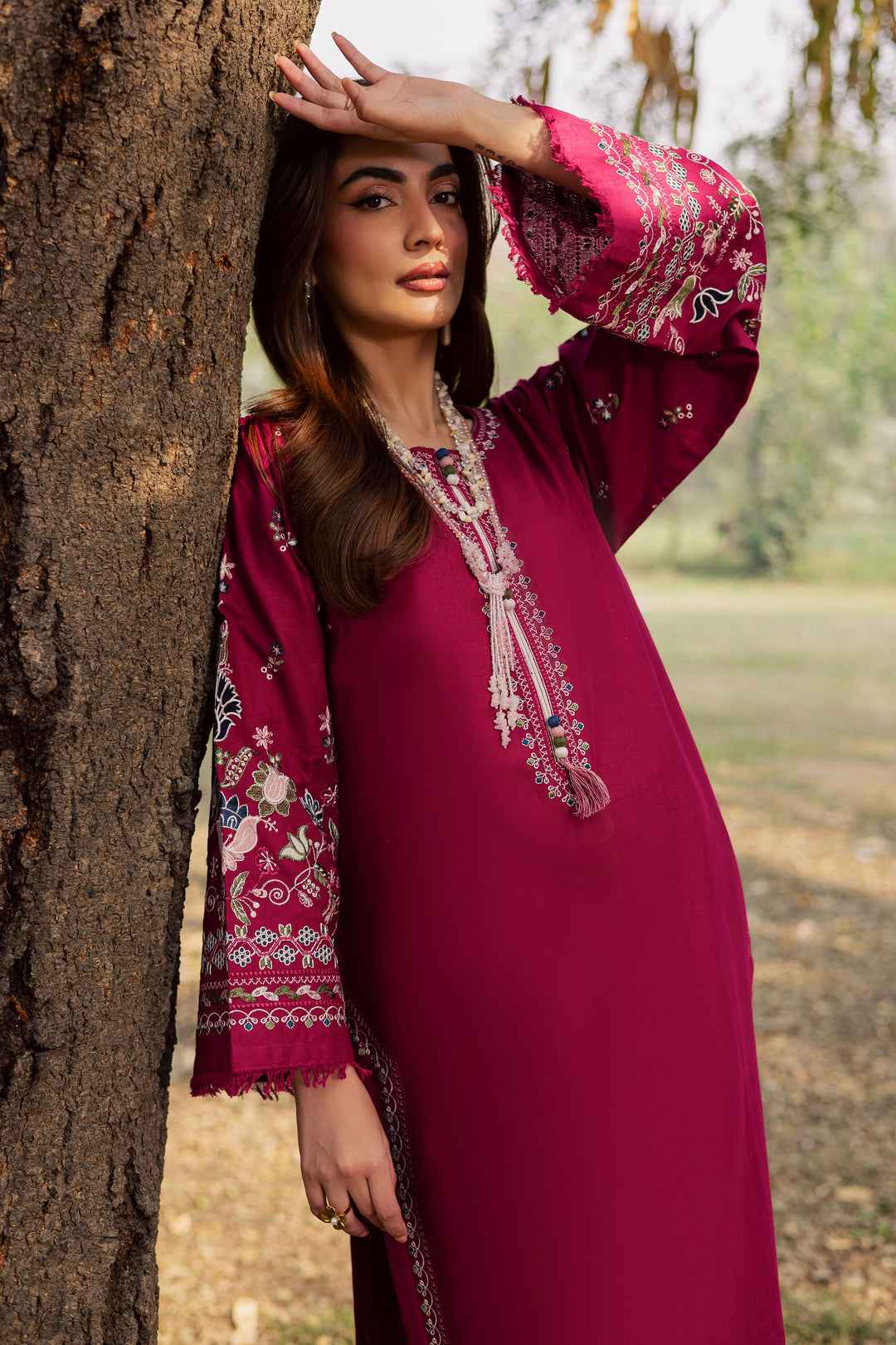 Sahara 2Pc - Embroidered Khaddar Dress