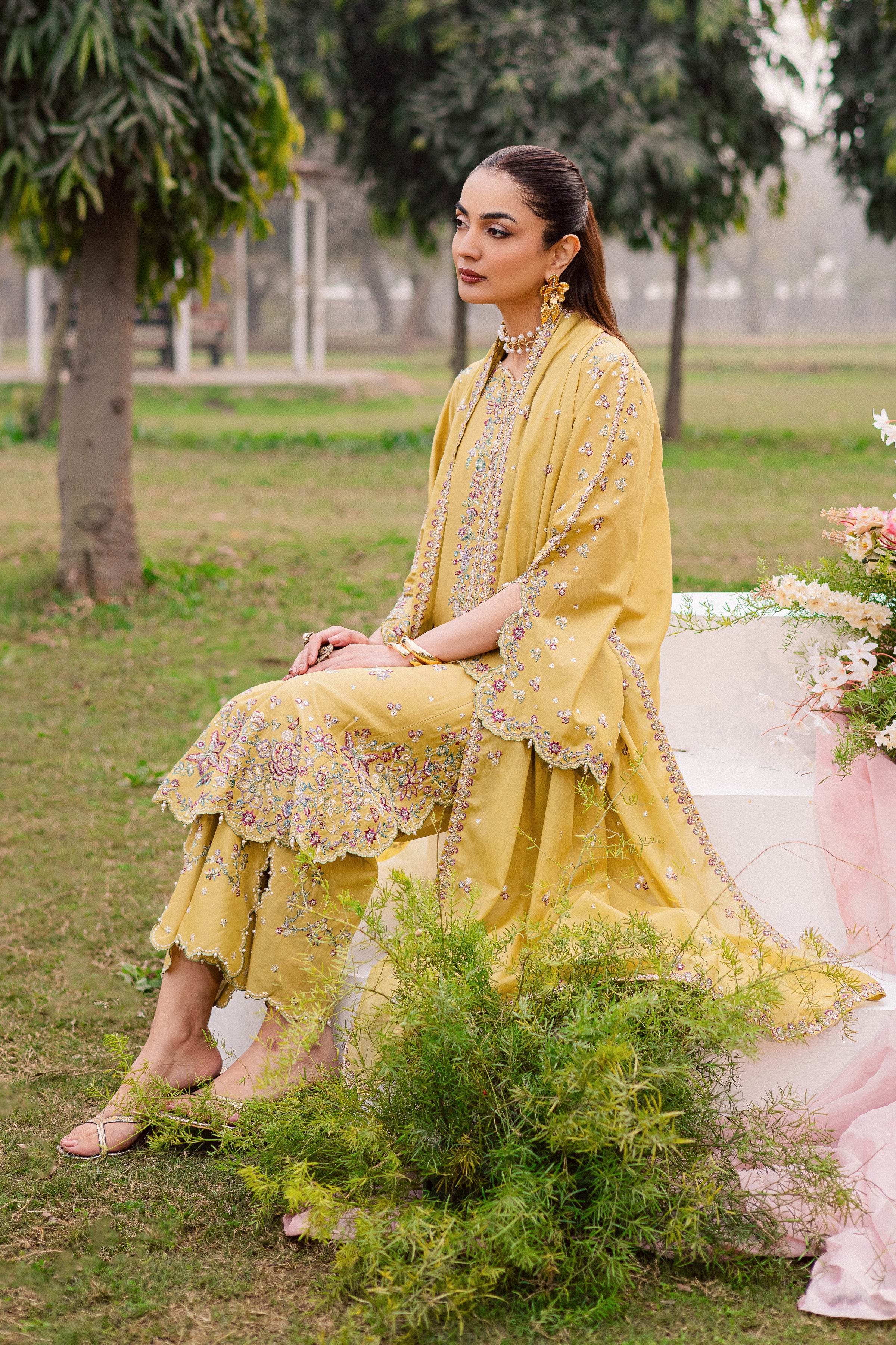  Salwah 3Pc - Festive Embroidered Lawn BATIKEID2026  BATIK   XS / Lime Green / Pima Lawn-S / Lime Green / Pima Lawn-M / Lime Green / Pima Lawn-L / Lime Green / Pima Lawn-XL / Lime Green / Pima Lawn