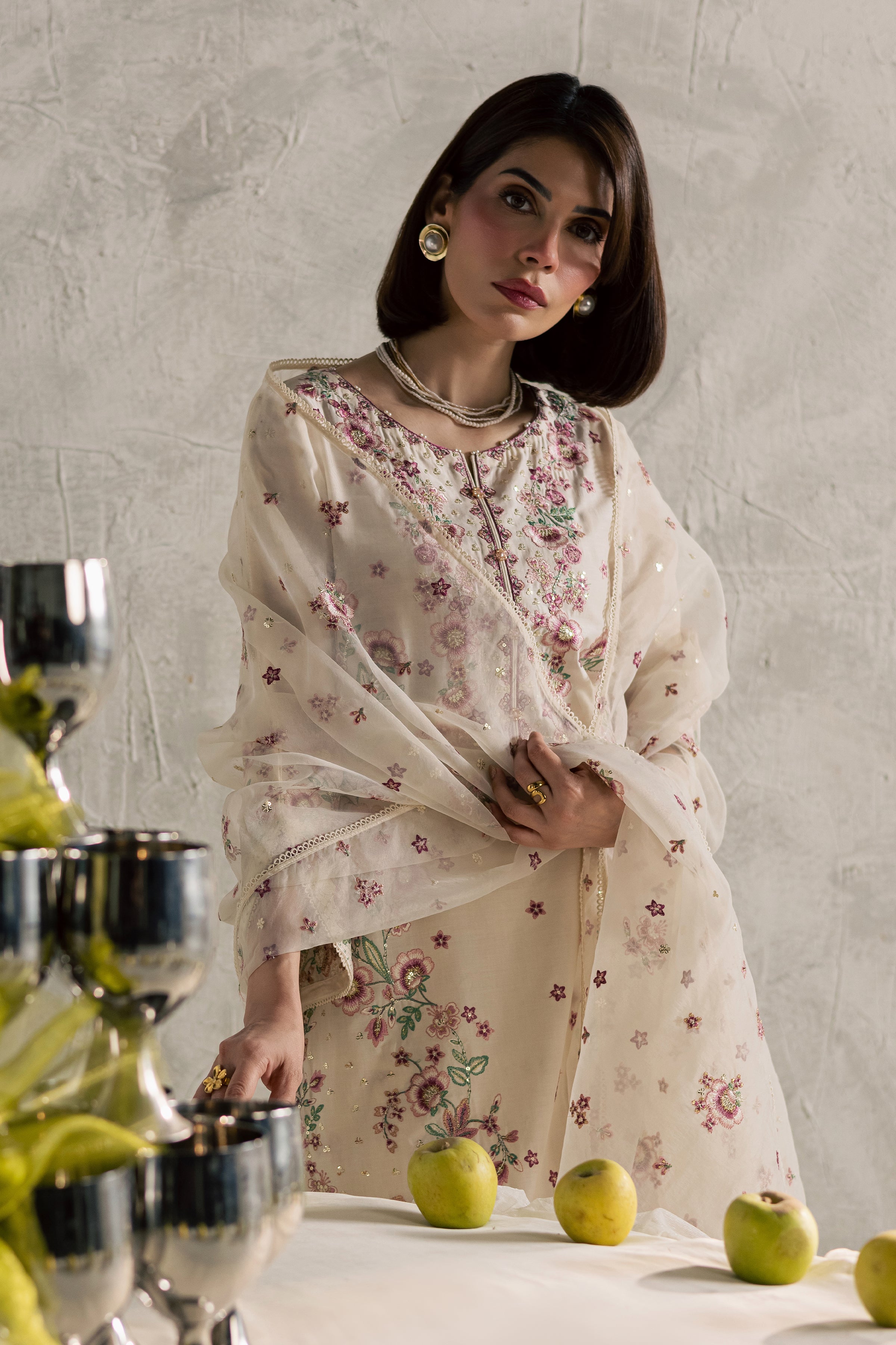  Samin 3Pc - Festive Embroidered Lawn BATIKEID2026  BATIK   XS / Off White / Pima Lawn-S / Off White / Pima Lawn-M / Off White / Pima Lawn-L / Off White / Pima Lawn-XL / Off White / Pima Lawn