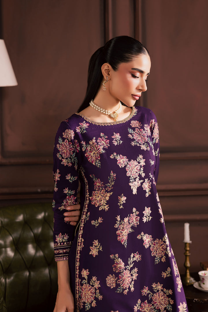  Sangria 2Pc - Embroidered Khaddar Dress BATIK WINTER PRET 2025  BATIK   XS / Purple / Khaddar-S / Purple / Khaddar-M / Purple / Khaddar-L / Purple / Khaddar-XL / Purple / Khaddar