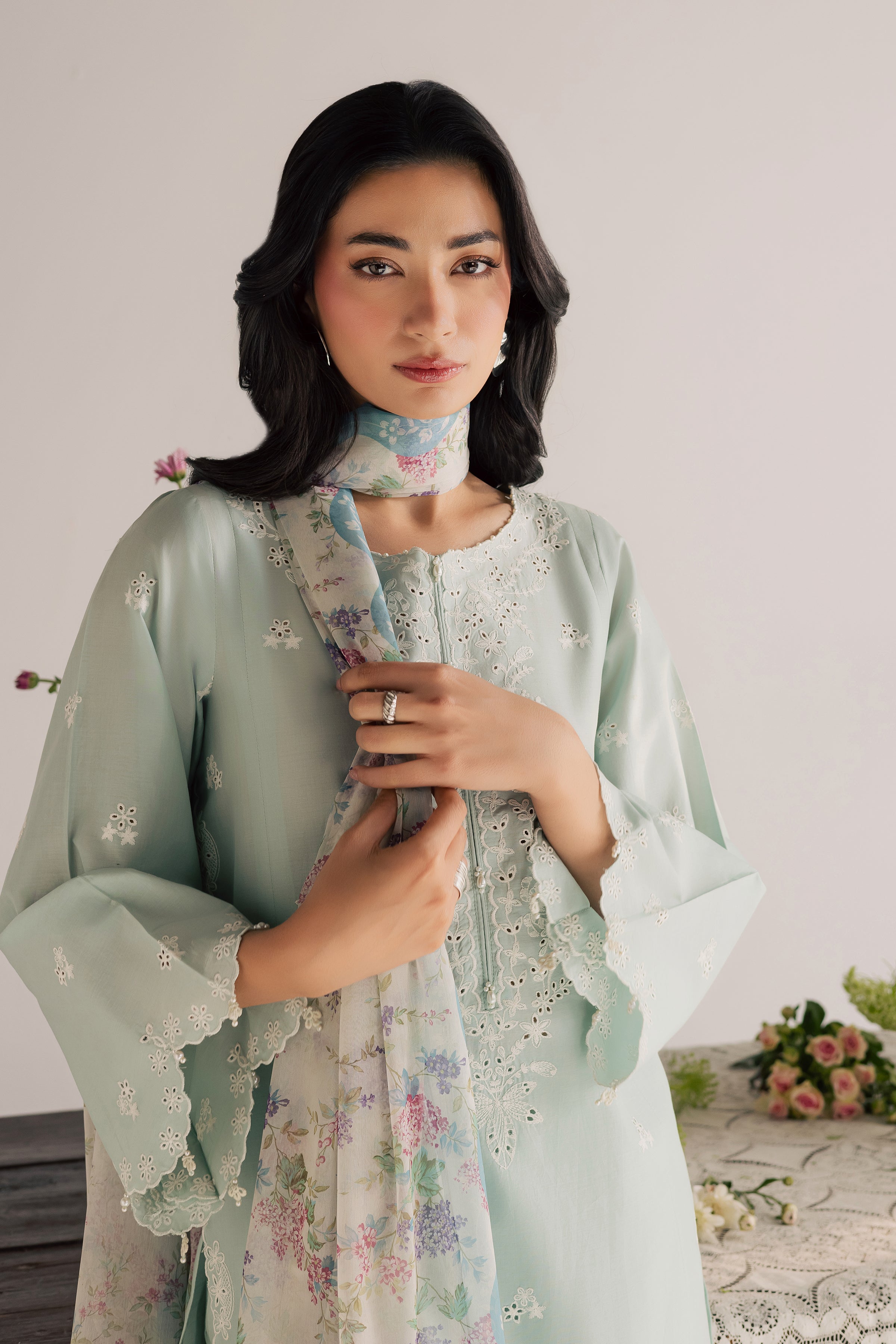  Santorini 3Pc - Embroidered Lawn Dress EverydayEdit26  BATIK   XS / Blue Haze / Pima Lawn-S / Blue Haze / Pima Lawn-M / Blue Haze / Pima Lawn-L / Blue Haze / Pima Lawn-XL / Blue Haze / Pima Lawn