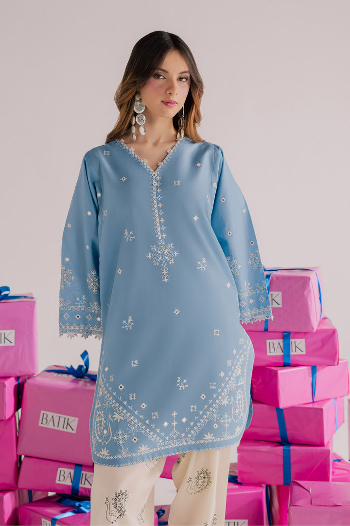  Santro 2Pc - Embroidered Lawn Dress EverydayEdit26  BATIK   XS / Quite Harbor / Pima Lawn-S / Quite Harbor / Pima Lawn-M / Quite Harbor / Pima Lawn-L / Quite Harbor / Pima Lawn-XL / Quite Harbor / Pima Lawn