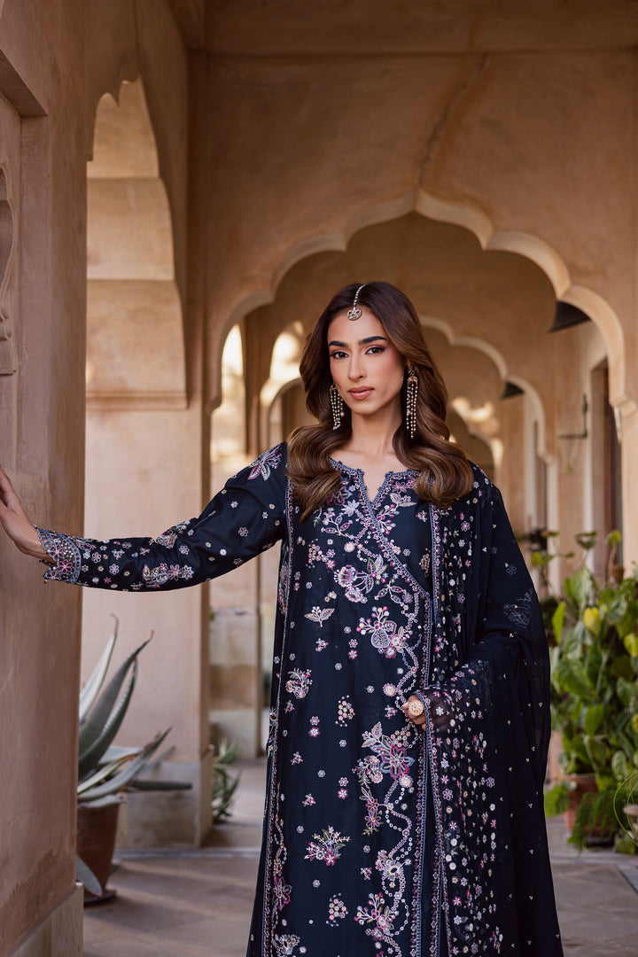  Sappo 3Pc - Festive Embroidered Lawn BATIKEID2026  BATIK   XS / Blue Berry / Pima Lawn-S / Blue Berry / Pima Lawn-M / Blue Berry / Pima Lawn-L / Blue Berry / Pima Lawn-XL / Blue Berry / Pima Lawn