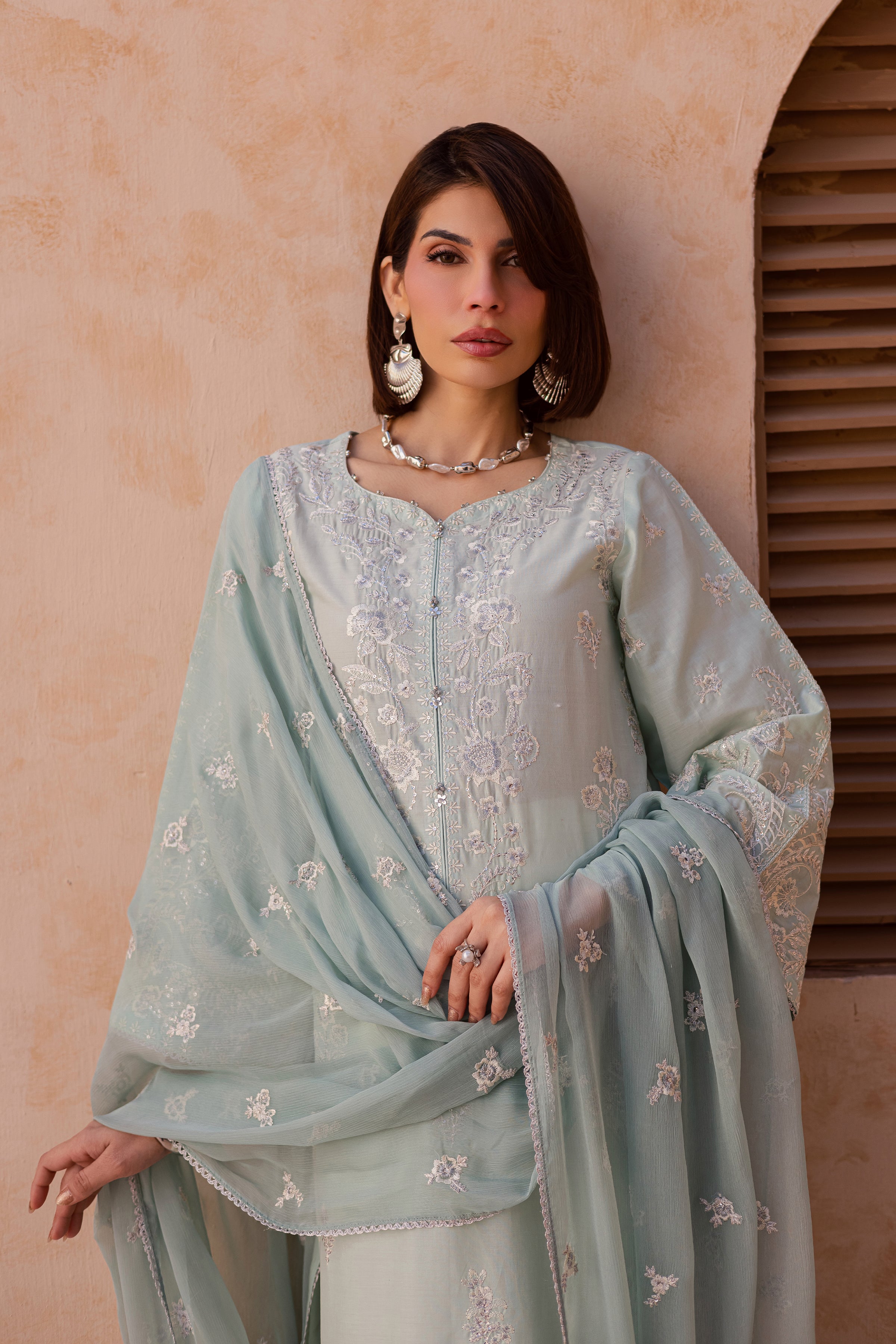  Sea Nahal 3Pc - Festive Embroidered Lawn BATIKEID2026  BATIK   XS / Harbor Grey / Pima Lawn-S / Harbor Grey / Pima Lawn-M / Harbor Grey / Pima Lawn-L / Harbor Grey / Pima Lawn-XL / Harbor Grey / Pima Lawn