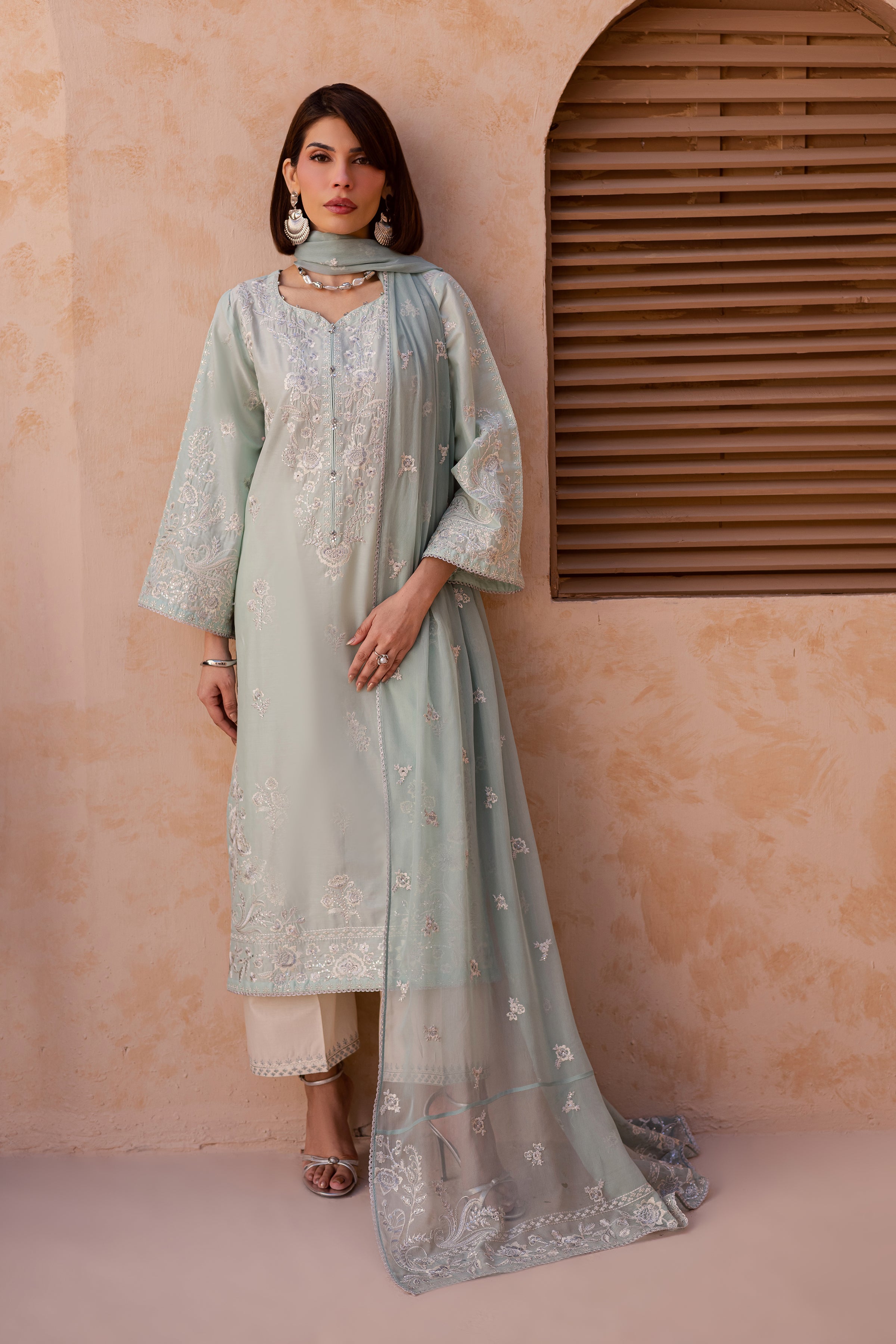  Sea Nahal 3Pc - Festive Embroidered Lawn BATIKEID2026  BATIK   XS / Harbor Grey / Pima Lawn-S / Harbor Grey / Pima Lawn-M / Harbor Grey / Pima Lawn-L / Harbor Grey / Pima Lawn-XL / Harbor Grey / Pima Lawn