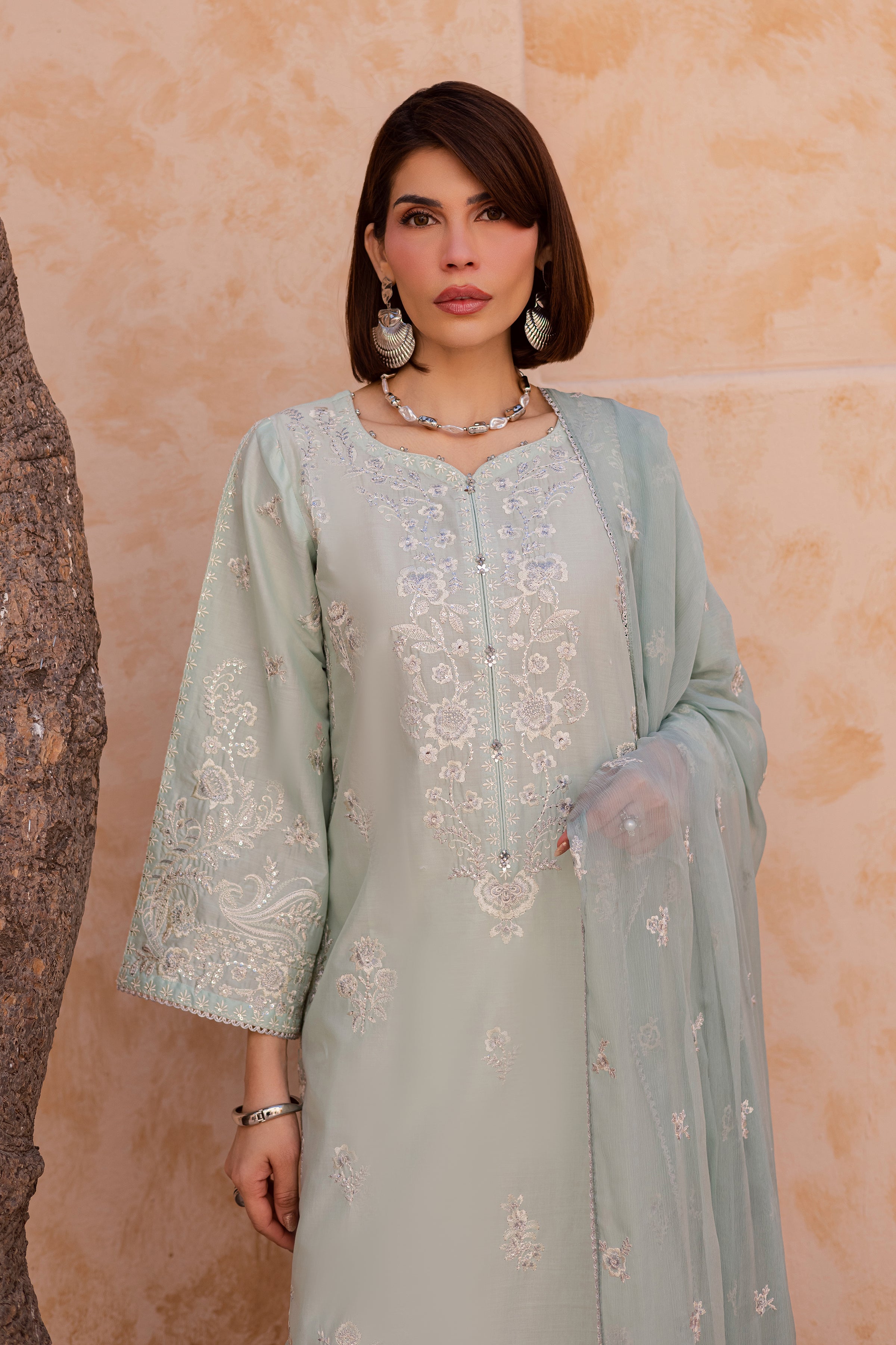  Sea Nahal 3Pc - Festive Embroidered Lawn BATIKEID2026  BATIK   XS / Harbor Grey / Pima Lawn-S / Harbor Grey / Pima Lawn-M / Harbor Grey / Pima Lawn-L / Harbor Grey / Pima Lawn-XL / Harbor Grey / Pima Lawn