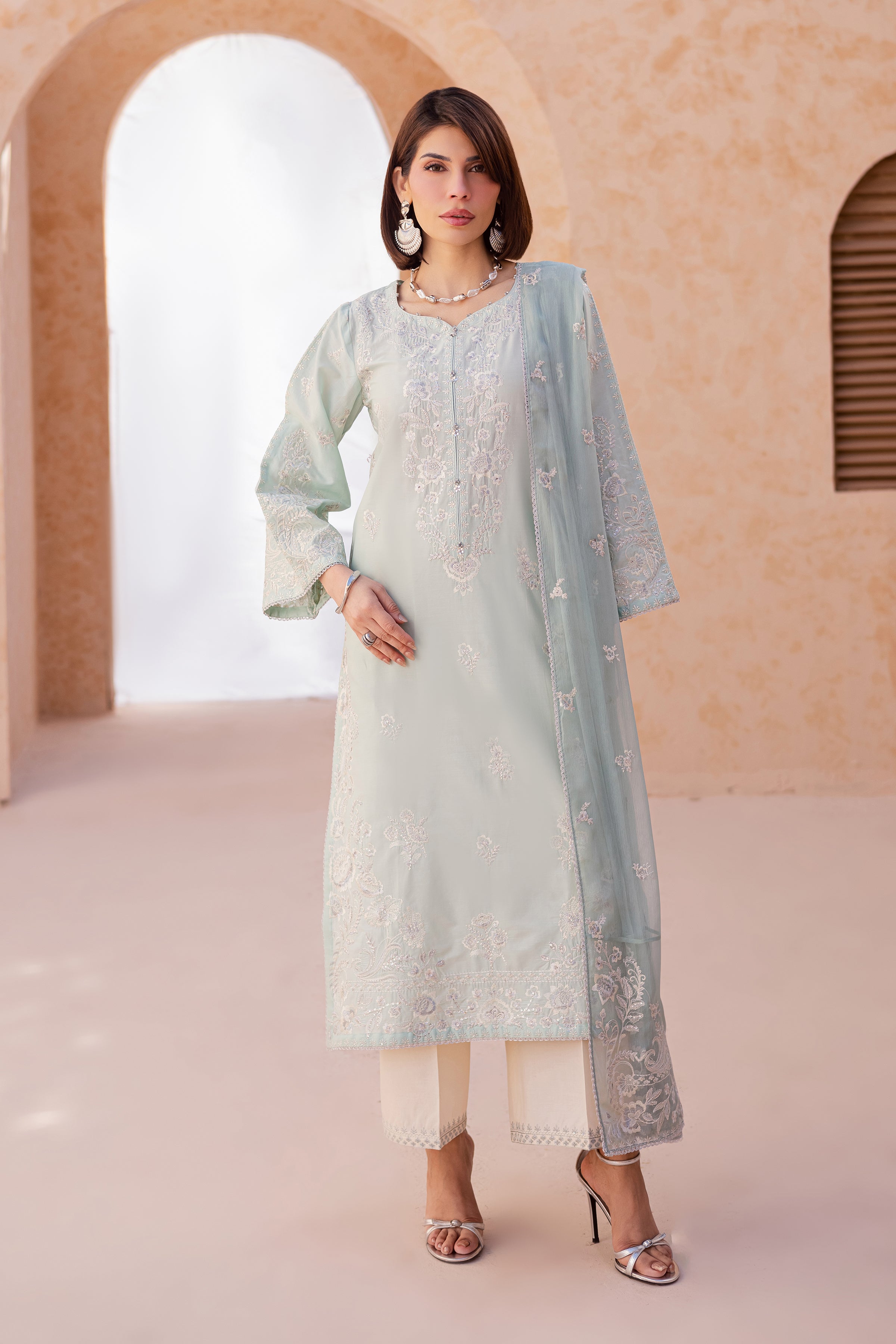  Sea Nahal 3Pc - Festive Embroidered Lawn BATIKEID2026  BATIK   XS / Harbor Grey / Pima Lawn-S / Harbor Grey / Pima Lawn-M / Harbor Grey / Pima Lawn-L / Harbor Grey / Pima Lawn-XL / Harbor Grey / Pima Lawn