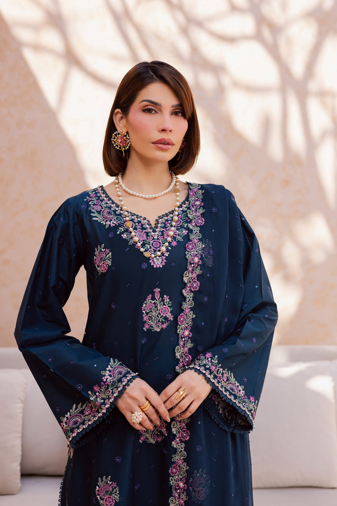  Serelis 3Pc - Festive Embroidered Lawn BATIKEID2026  BATIK   XS / Ocean Blue / Pima Lawn-S / Ocean Blue / Pima Lawn-M / Ocean Blue / Pima Lawn-L / Ocean Blue / Pima Lawn-XL / Ocean Blue / Pima Lawn