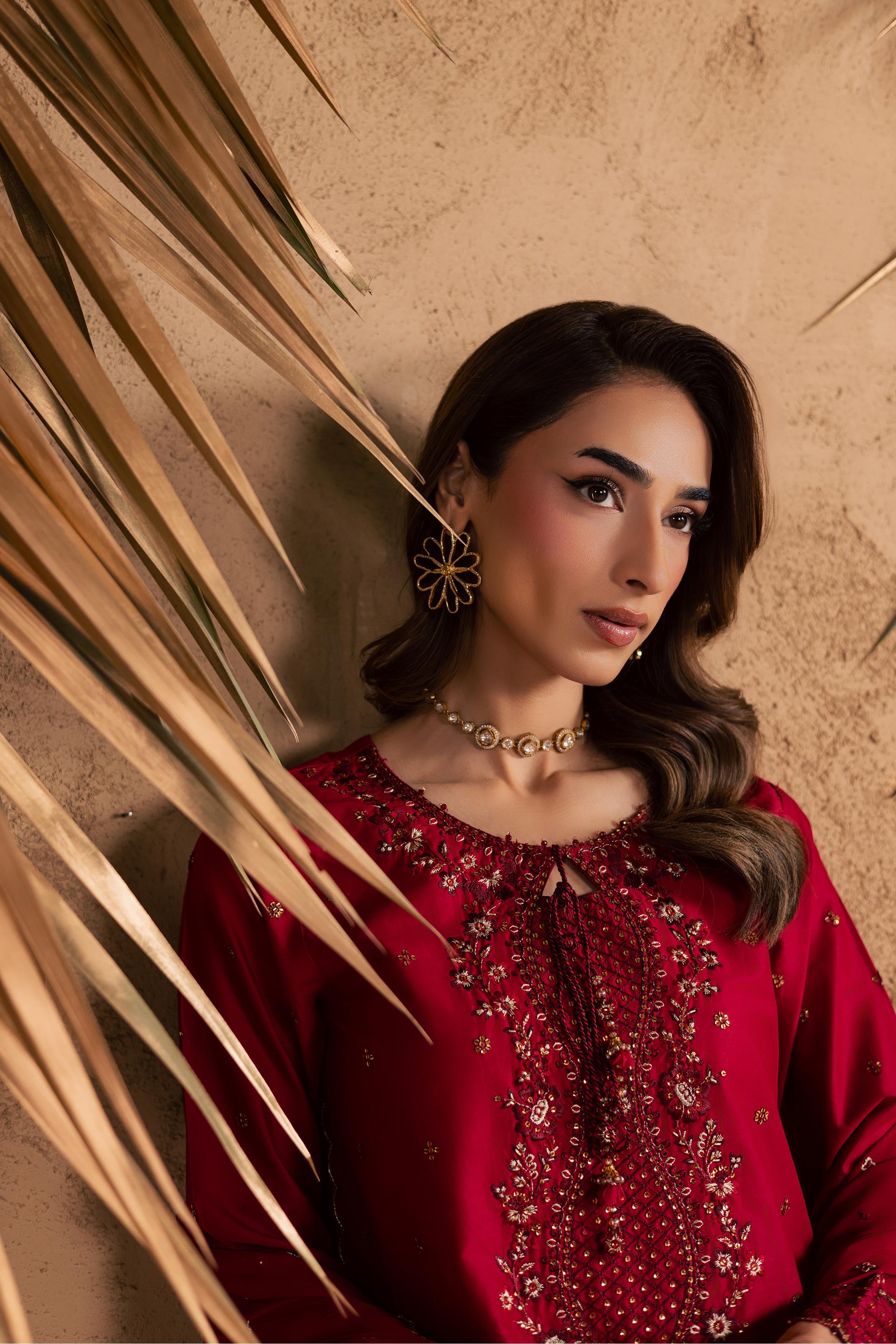  Shaili 3Pc - Embroidered Festive Pret BATIKSS26  BATIK   XS / Red / Giza-S / Red / Giza-M / Red / Giza-L / Red / Giza-XL / Red / Giza