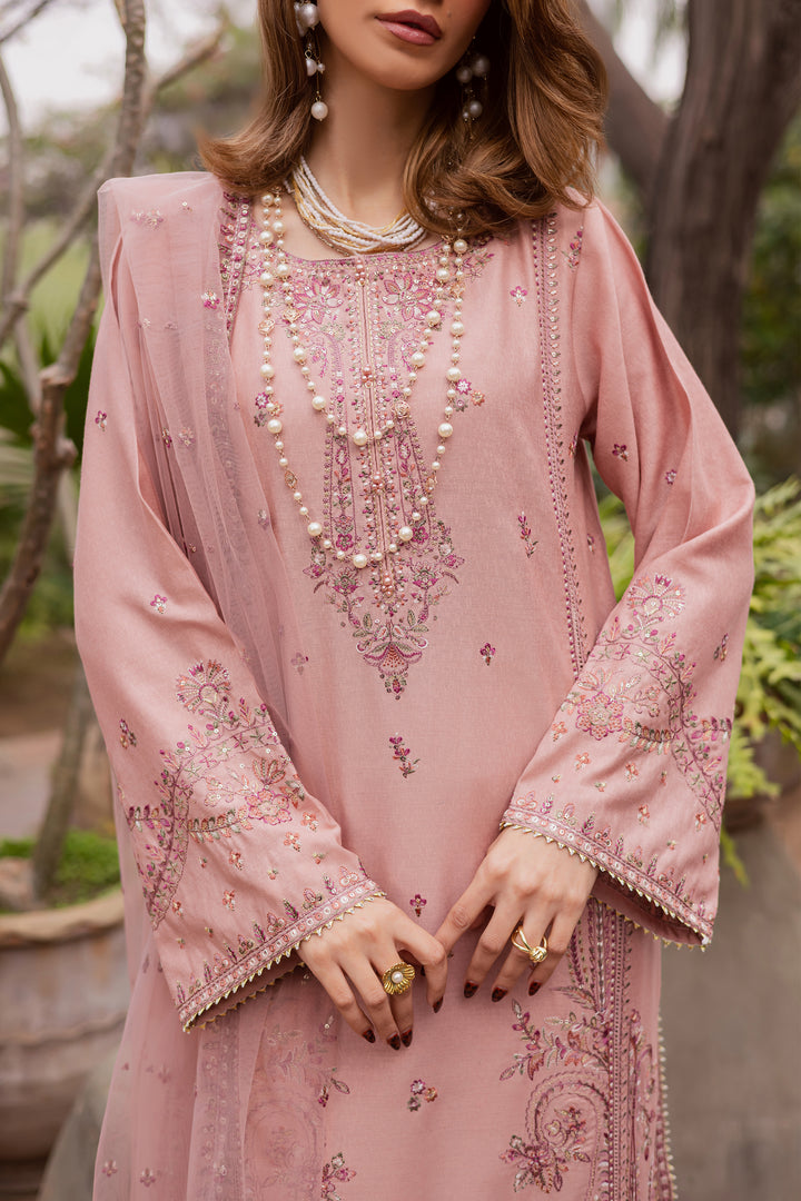  Shayra 3Pc - Embroidered Festive Pret BATIK WINTER PRET 2025  BATIK   XS / Lilac Pink / Textured Cotton-S / Lilac Pink / Textured Cotton-M / Lilac Pink / Textured Cotton-L / Lilac Pink / Textured Cotton-XL / Lilac Pink / Textured Cotton