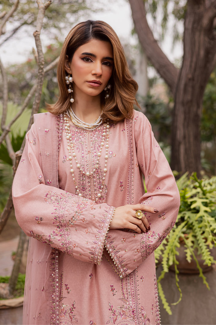  Shayra 3Pc - Embroidered Festive Pret BATIK WINTER PRET 2025  BATIK   XS / Lilac Pink / Textured Cotton-S / Lilac Pink / Textured Cotton-M / Lilac Pink / Textured Cotton-L / Lilac Pink / Textured Cotton-XL / Lilac Pink / Textured Cotton