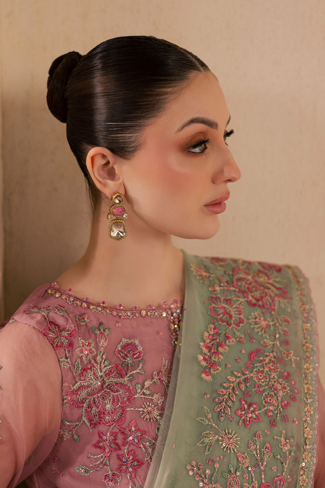  Shirin - Embroidered Luxe Pret BATIKLuxePRET2025  BATIK   XS / Onion Pink / Raw Silk & Organza-S / Onion Pink / Raw Silk & Organza-M / Onion Pink / Raw Silk & Organza-L / Onion Pink / Raw Silk & Organza-XL / Onion Pink / Raw Silk & Organza