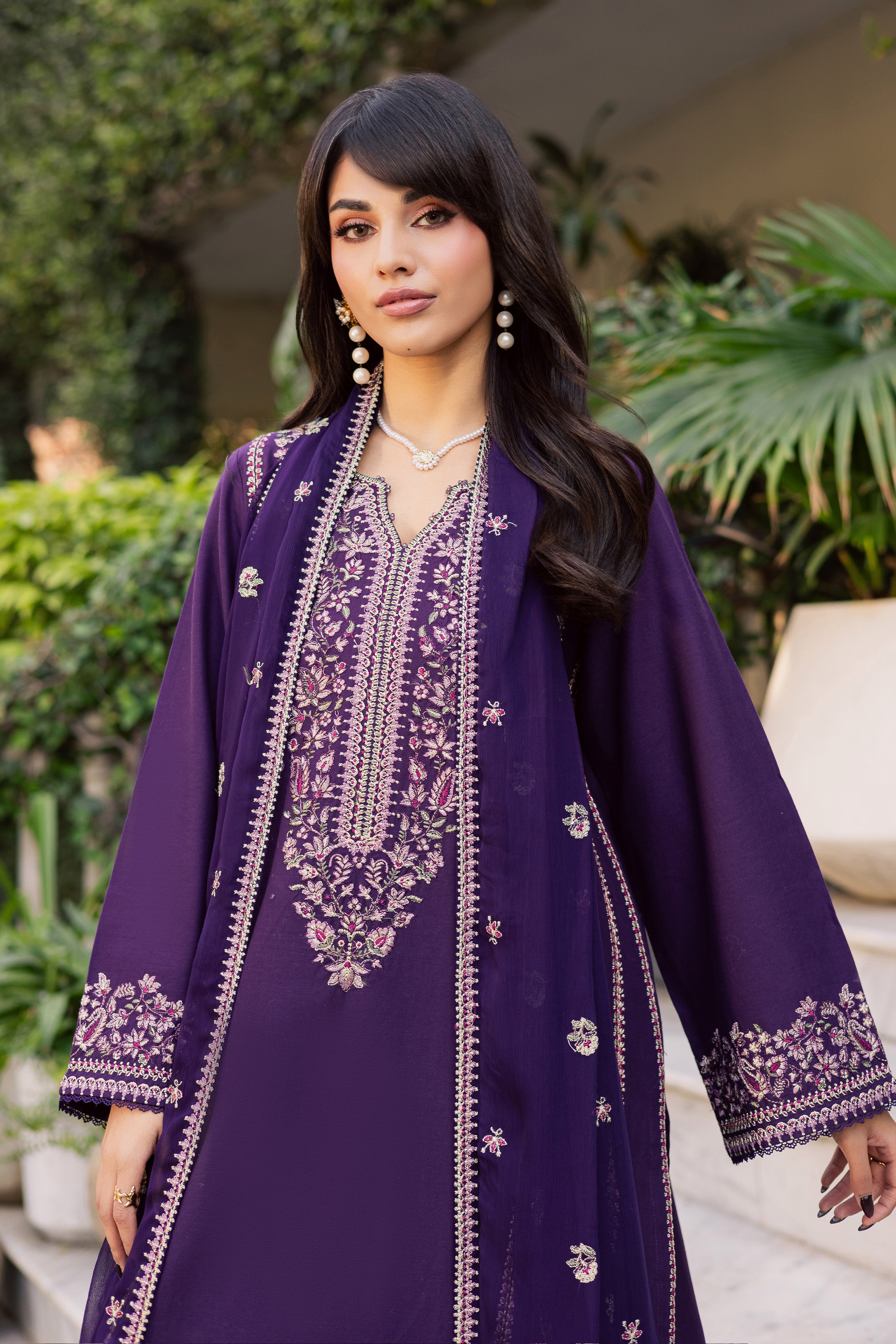  Sigal 3Pc - Embroidered Khaddar Dress BATIK WINTER PRET 2025  BATIK   XS / Purple / Khaddar-S / Purple / Khaddar-M / Purple / Khaddar-L / Purple / Khaddar-XL / Purple / Khaddar