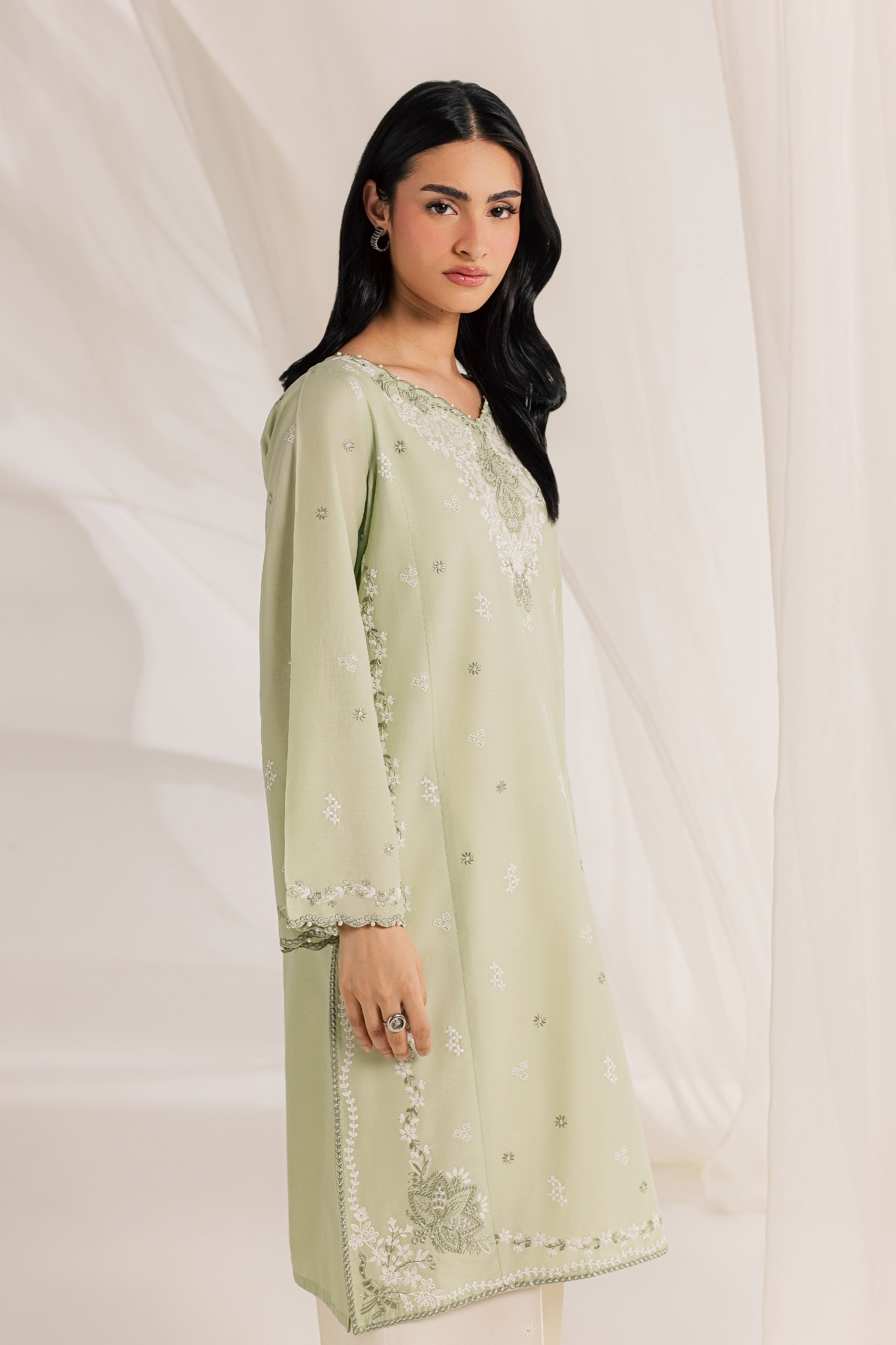  Silah 2Pc - Embroidered Lawn Dress EverydayEdit26  BATIK   XS / Dusty Green / Pima Lawn-S / Dusty Green / Pima Lawn-M / Dusty Green / Pima Lawn-L / Dusty Green / Pima Lawn-XL / Dusty Green / Pima Lawn