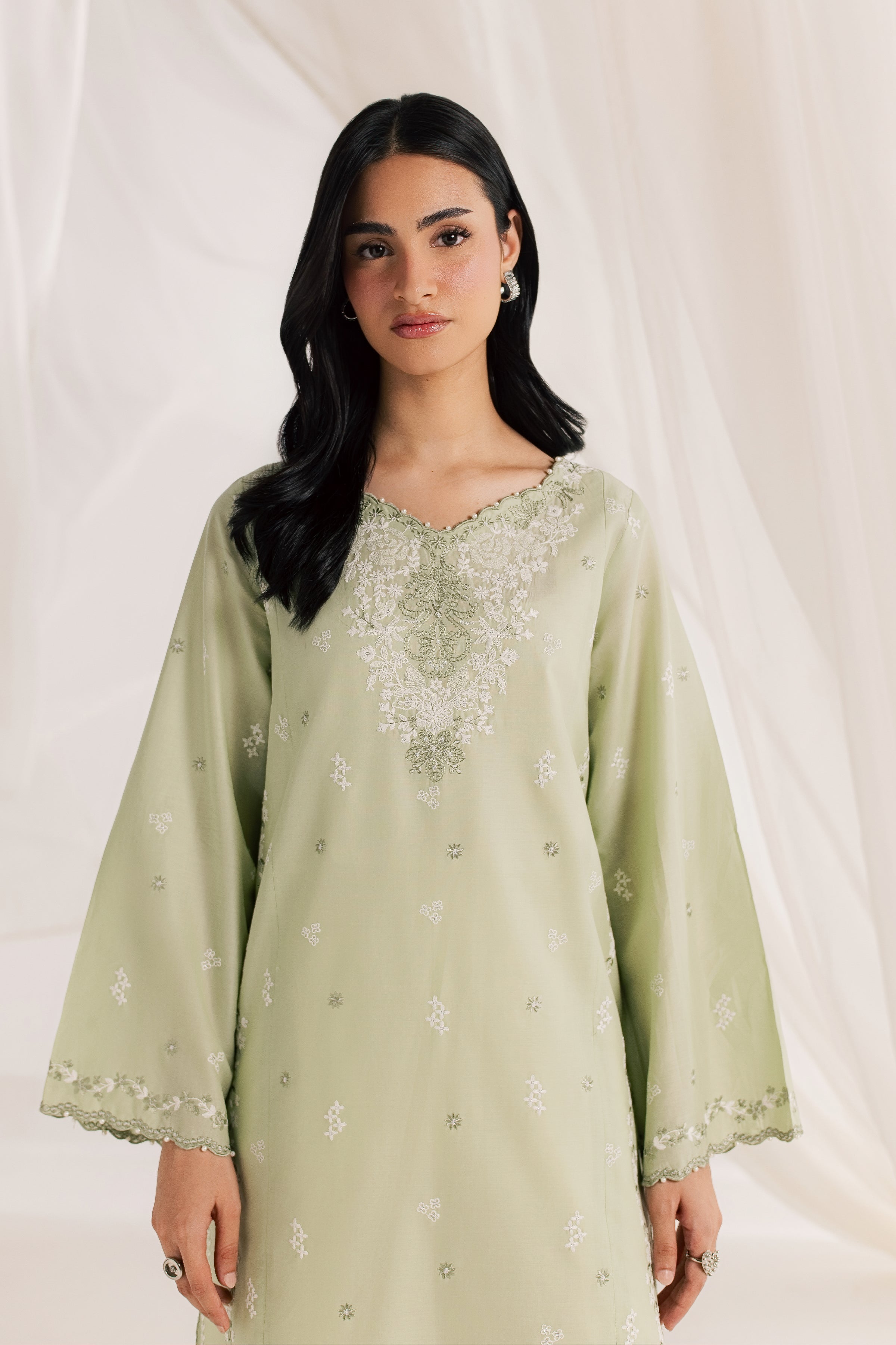  Silah 2Pc - Embroidered Lawn Dress EverydayEdit26  BATIK   XS / Dusty Green / Pima Lawn-S / Dusty Green / Pima Lawn-M / Dusty Green / Pima Lawn-L / Dusty Green / Pima Lawn-XL / Dusty Green / Pima Lawn