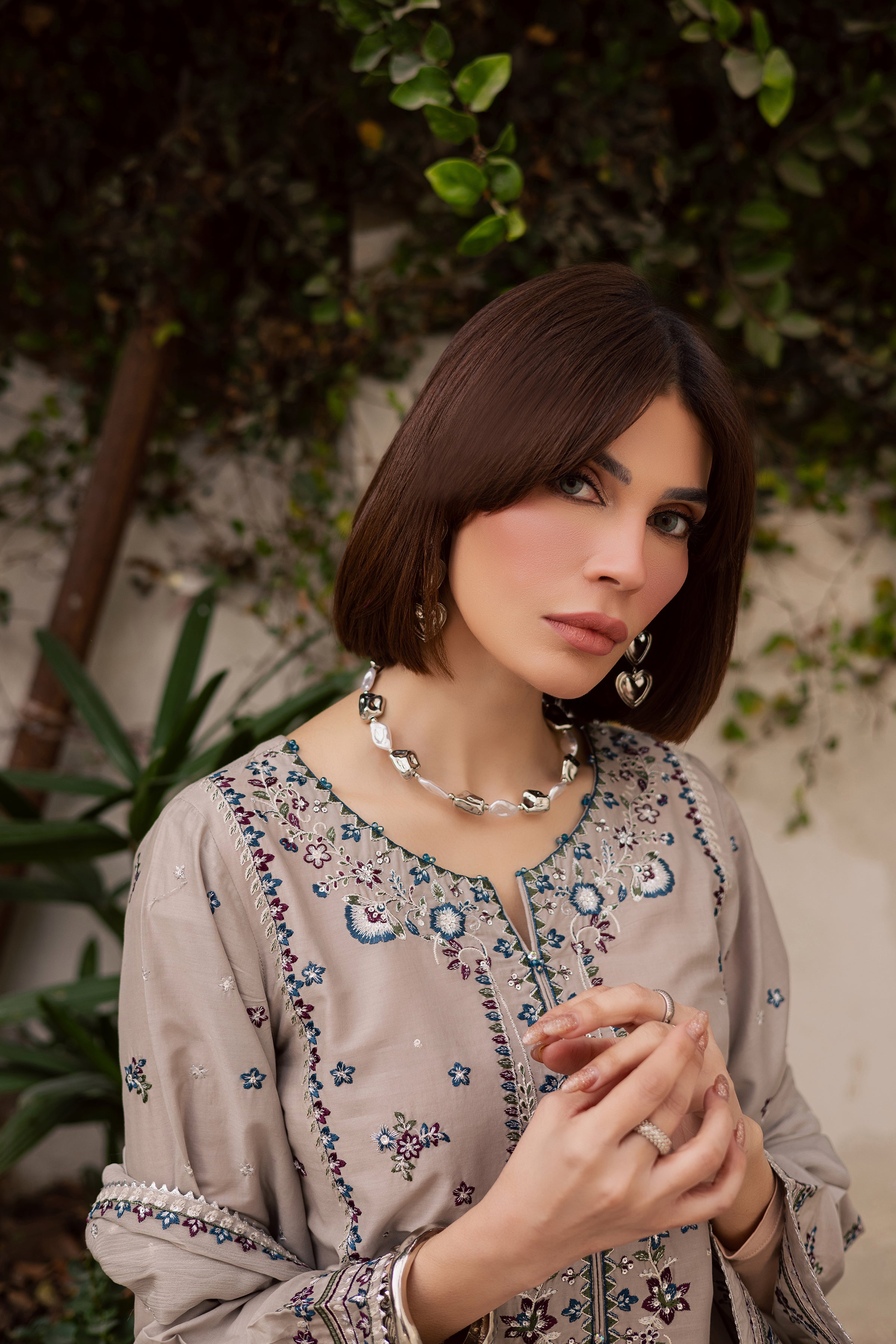  Silversun 3Pc - Festive Embroidered Lawn BATIKEID2026  BATIK   XS / Grey / Pima Lawn-S / Grey / Pima Lawn-M / Grey / Pima Lawn-L / Grey / Pima Lawn-XL / Grey / Pima Lawn