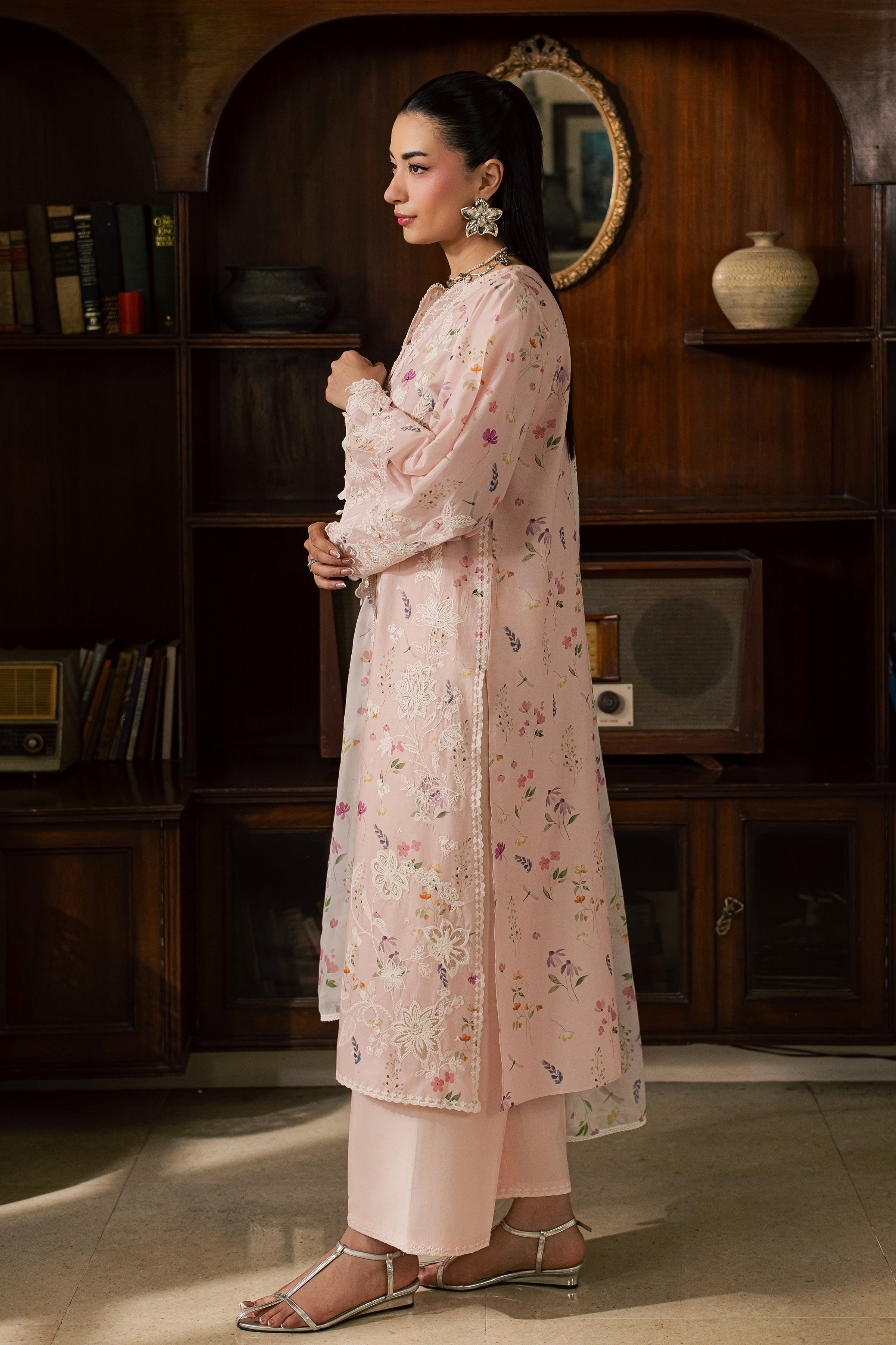  Sirel 3Pc - Luxury Embroidered Lawn BATIKSS26  BATIK   XS / Pink / Lawn-S / Pink / Lawn-M / Pink / Lawn-L / Pink / Lawn-XL / Pink / Lawn