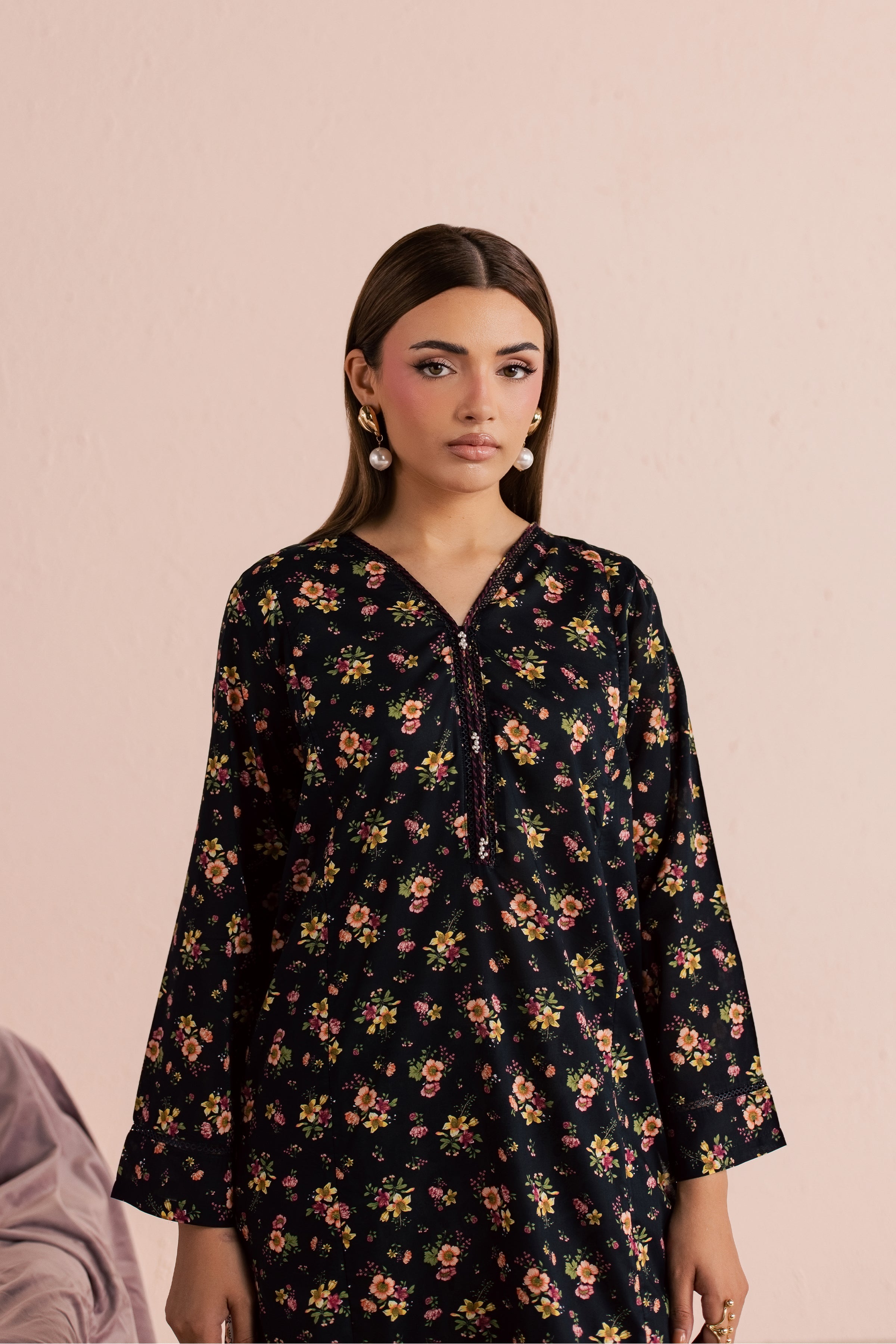  Siri 2Pc - Printed Lawn Dress BATIKSS26  BATIK   XS / Black / Lawn-S / Black / Lawn-M / Black / Lawn-L / Black / Lawn-XL / Black / Lawn