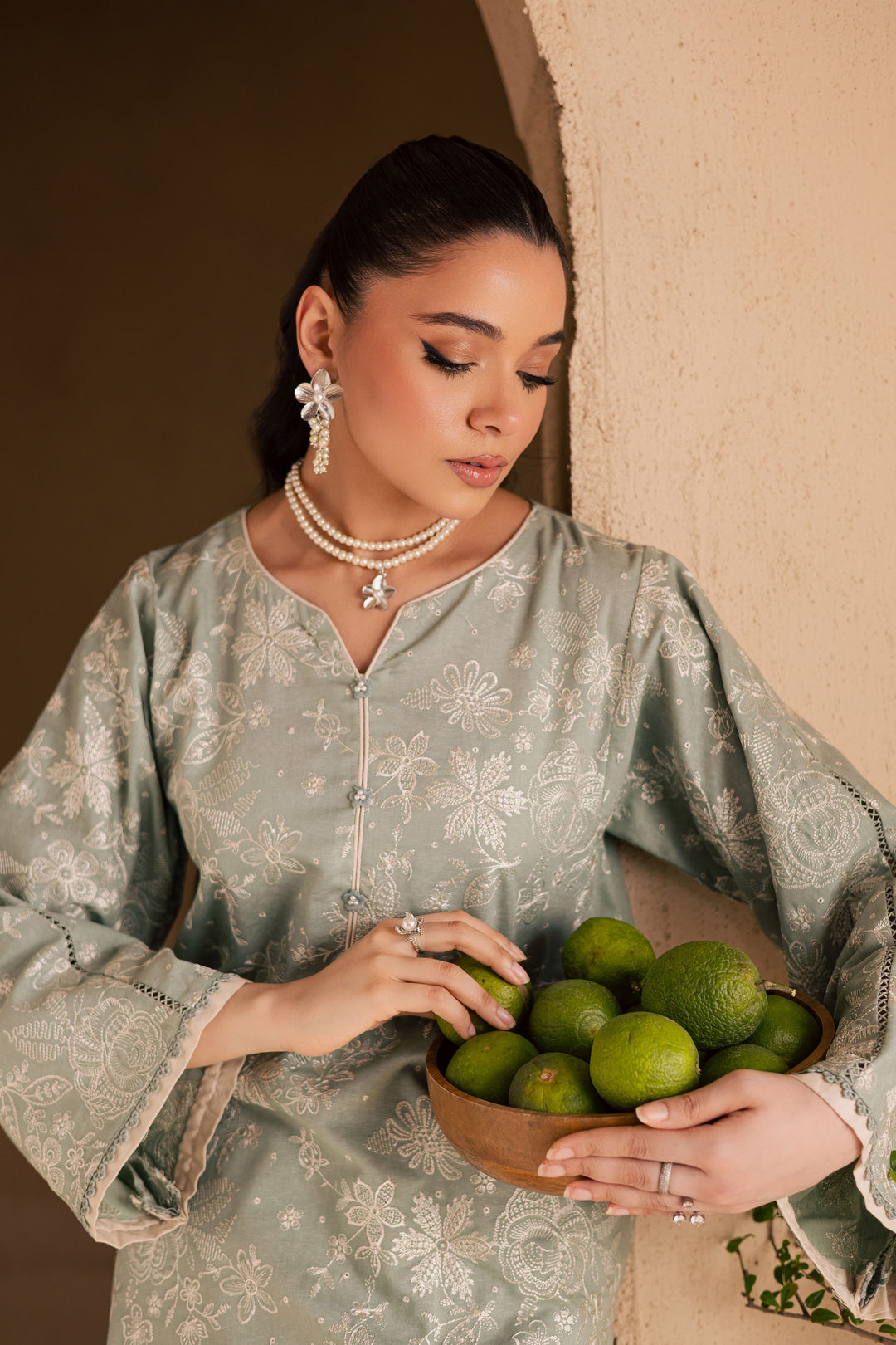  Snow Puff 2Pc - Embroidered Khaddar Dress BATIK WINTER PRET 2025  BATIK   XS / Sea Green / Khaddar-S / Sea Green / Khaddar-M / Sea Green / Khaddar-L / Sea Green / Khaddar-XL / Sea Green / Khaddar