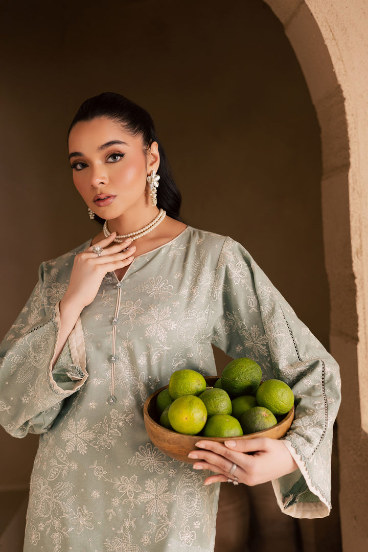  Snow Puff 2Pc - Embroidered Khaddar Dress BATIK WINTER PRET 2025  BATIK   XS / Sea Green / Khaddar-S / Sea Green / Khaddar-M / Sea Green / Khaddar-L / Sea Green / Khaddar-XL / Sea Green / Khaddar