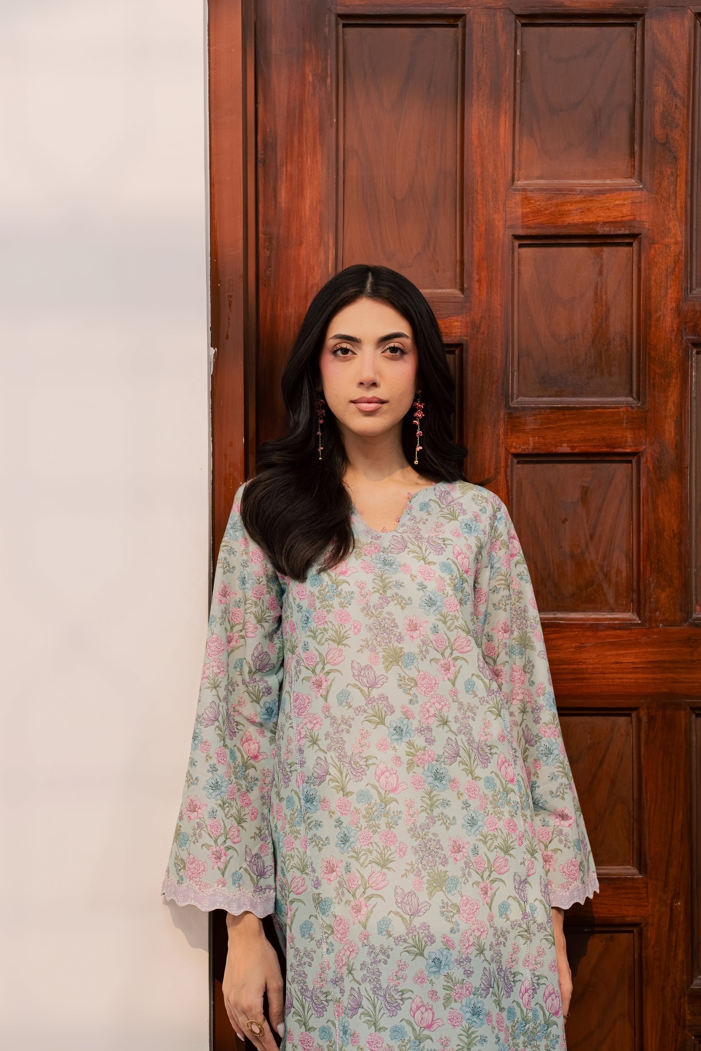  Snowy 2Pc - Printed Lawn Dress BATIKSS26  BATIK   XS / Blue / Lawn-S / Blue / Lawn-M / Blue / Lawn-L / Blue / Lawn-XL / Blue / Lawn