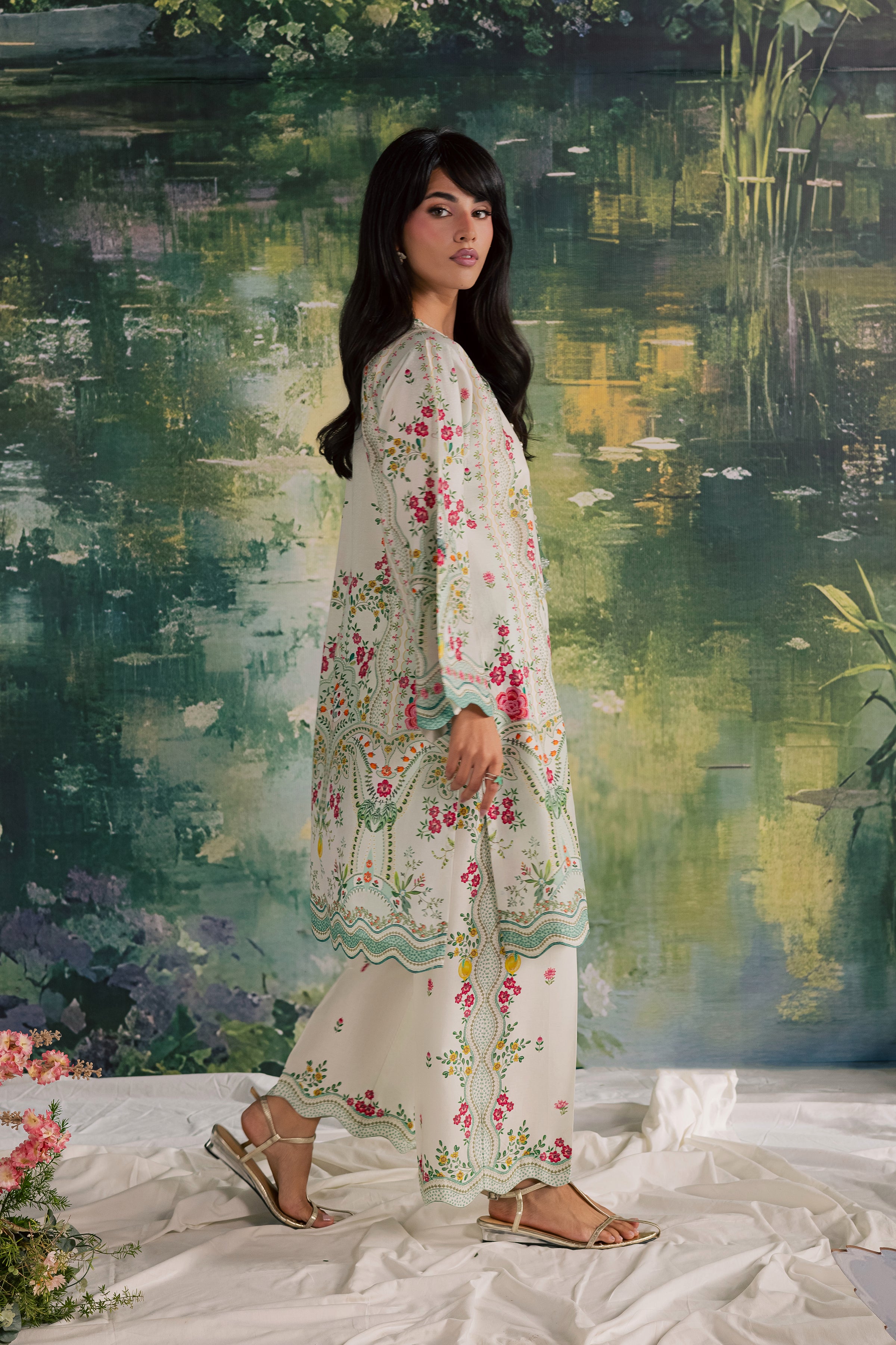  Soha 2Pc - Printed Lawn Dress BATIKSS26  BATIK   XS / Off White / Lawn-S / Off White / Lawn-M / Off White / Lawn-L / Off White / Lawn-XL / Off White / Lawn