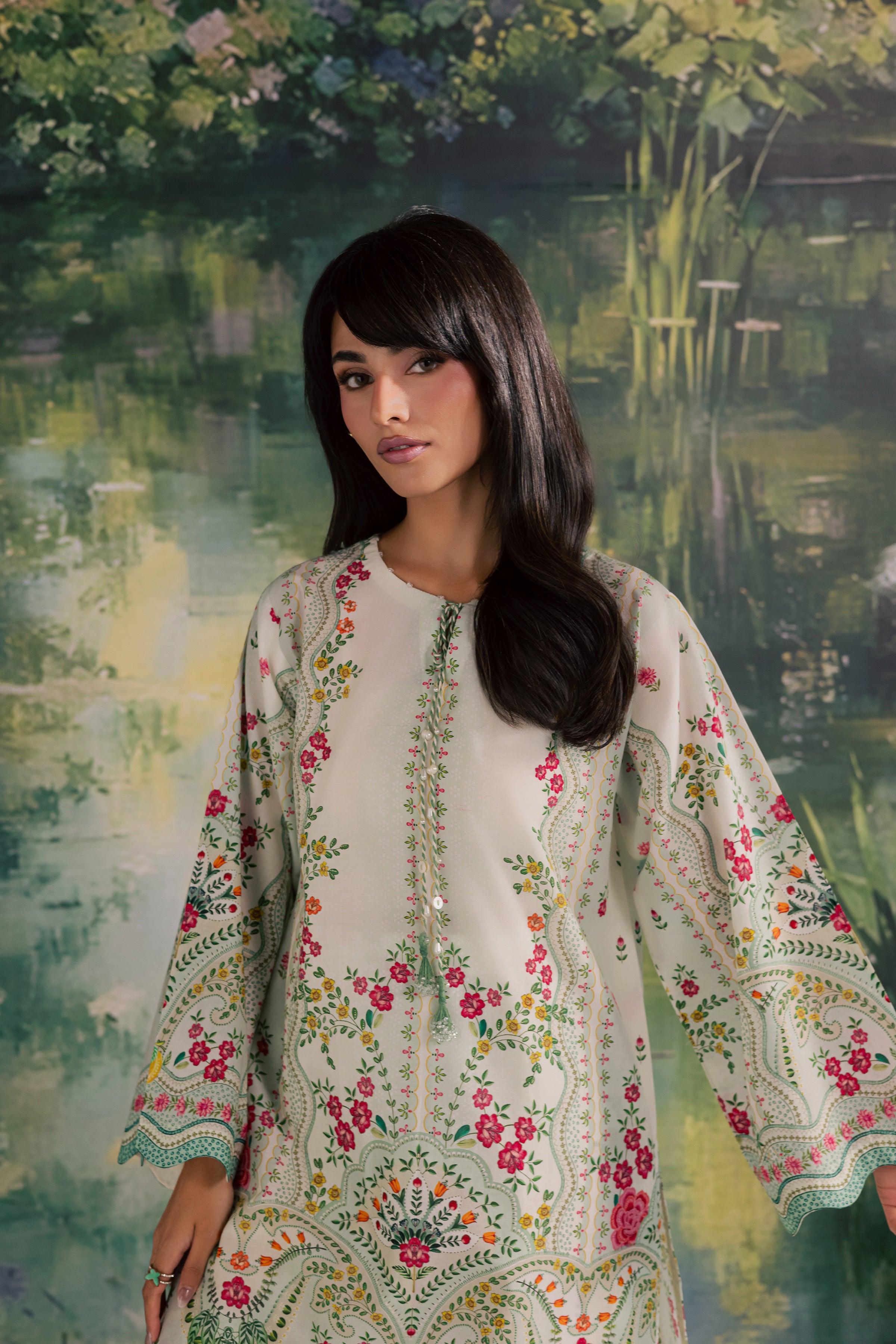  Soha 2Pc - Printed Lawn Dress BATIKSS26  BATIK   XS / Off White / Lawn-S / Off White / Lawn-M / Off White / Lawn-L / Off White / Lawn-XL / Off White / Lawn